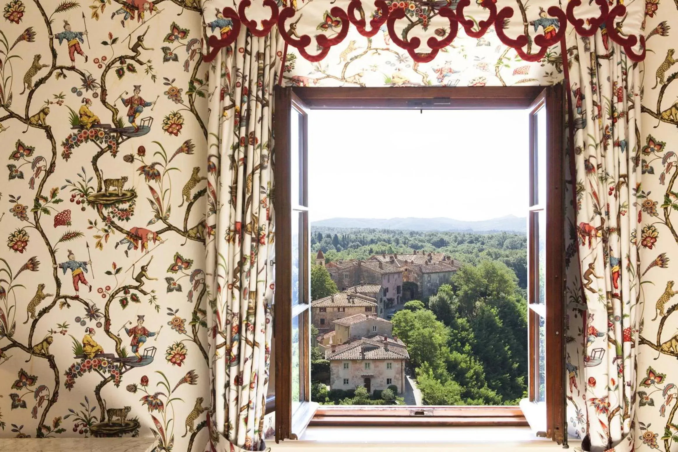 Bird's eye view in Il Borro Relais & Châteaux