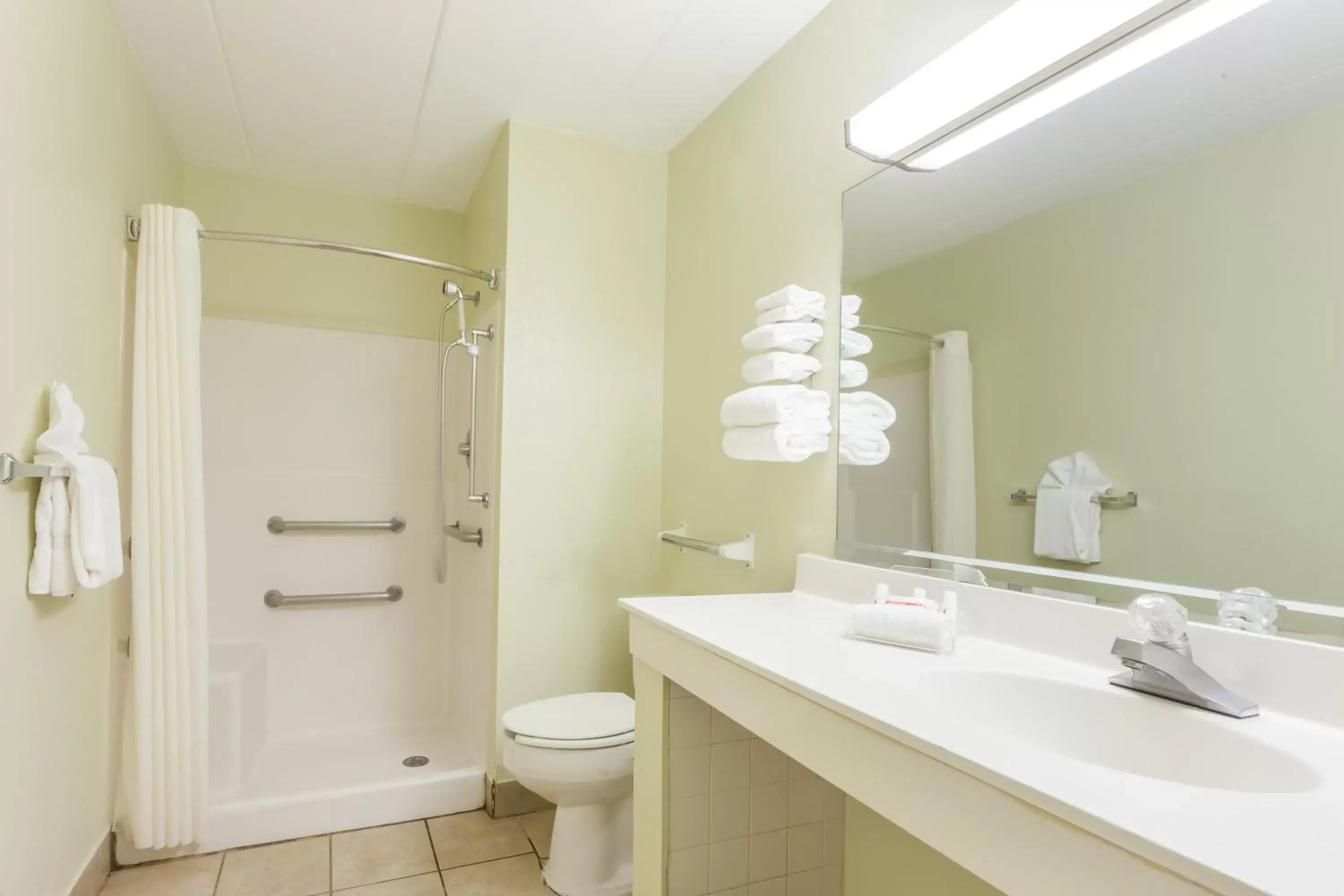 Shower, Bathroom in Super 8 by Wyndham Manassas