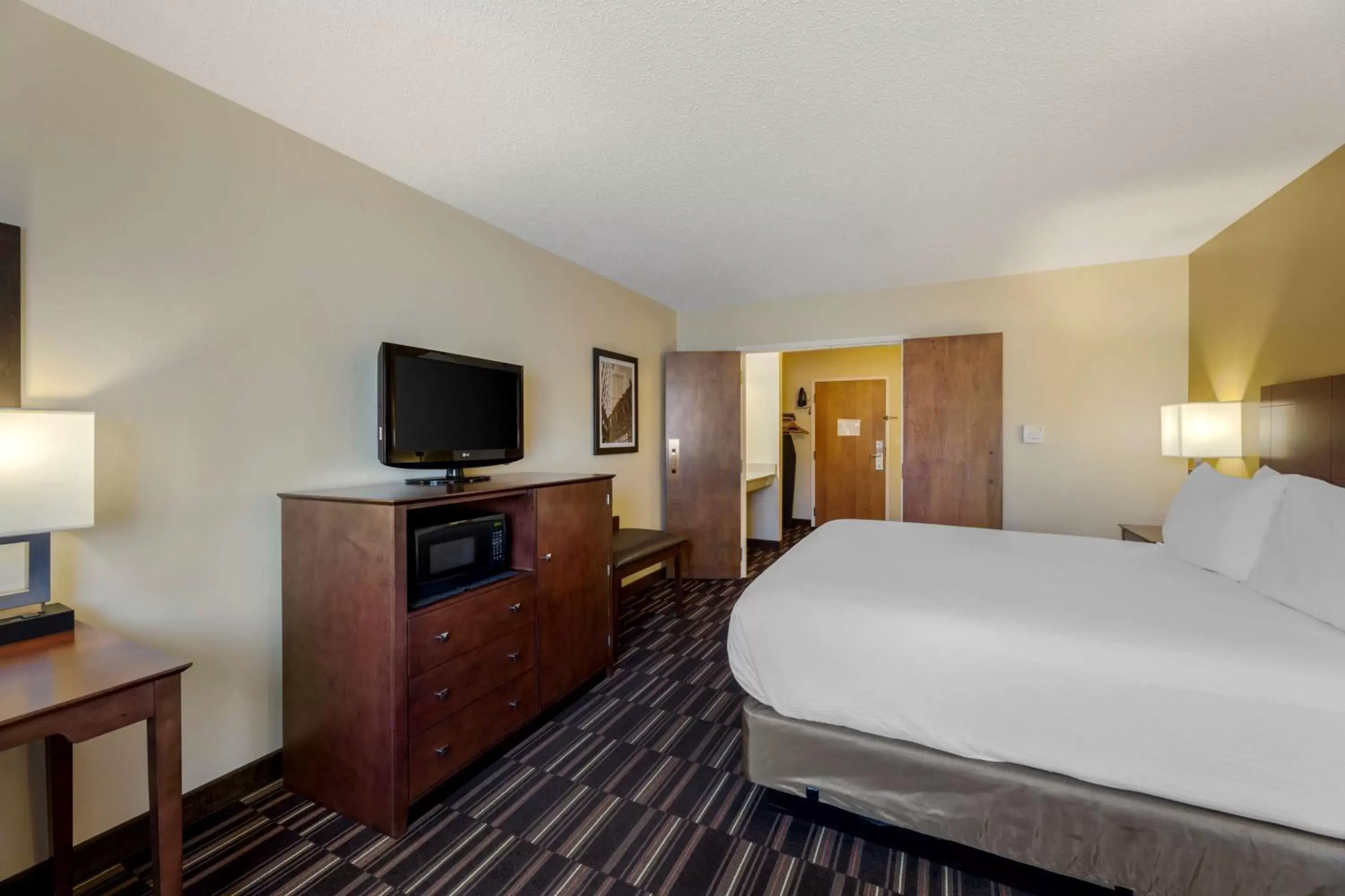 Bedroom, TV/Entertainment Center in Best Western Falcon Plaza