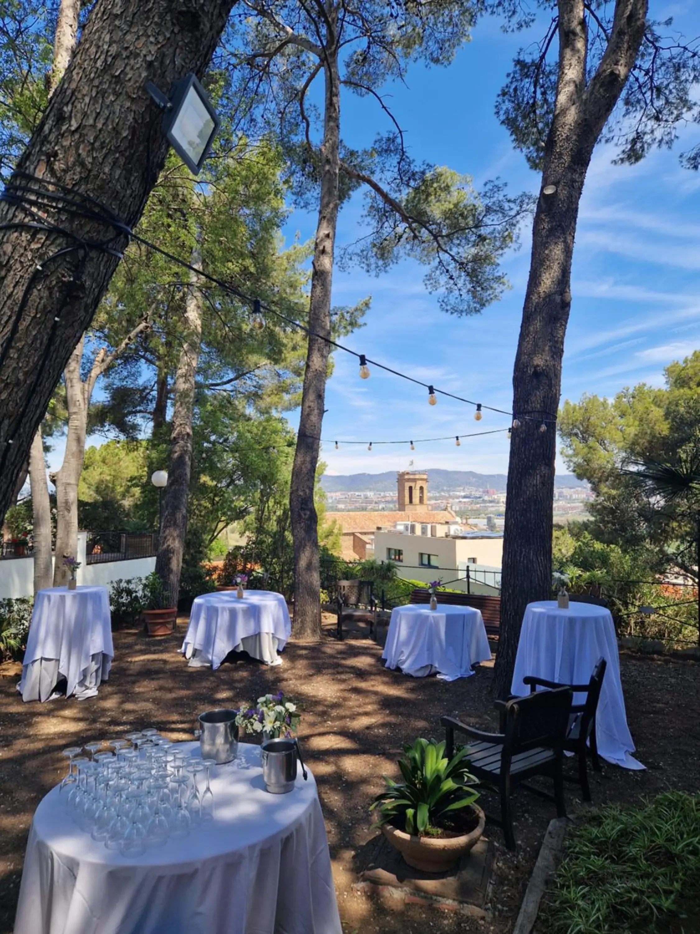 Garden, Restaurant/Places to Eat in Hotel El Castell