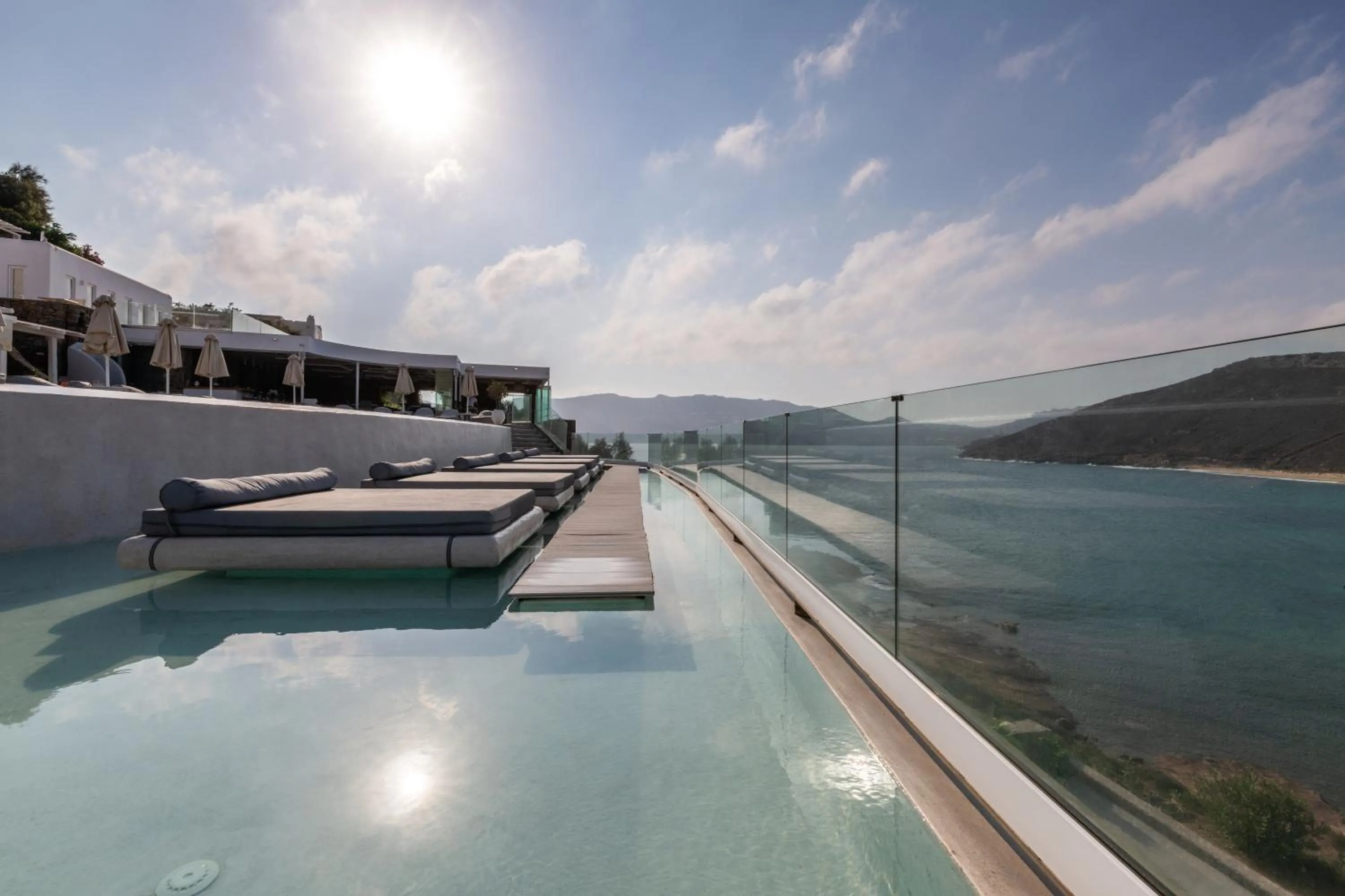 Swimming pool in Panormos Village Hotel