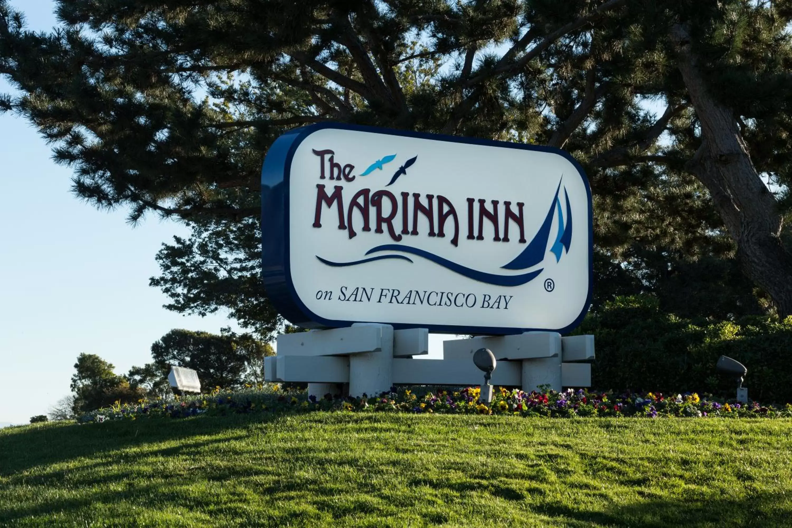 Property logo or sign in The Marina Inn on San Francisco Bay