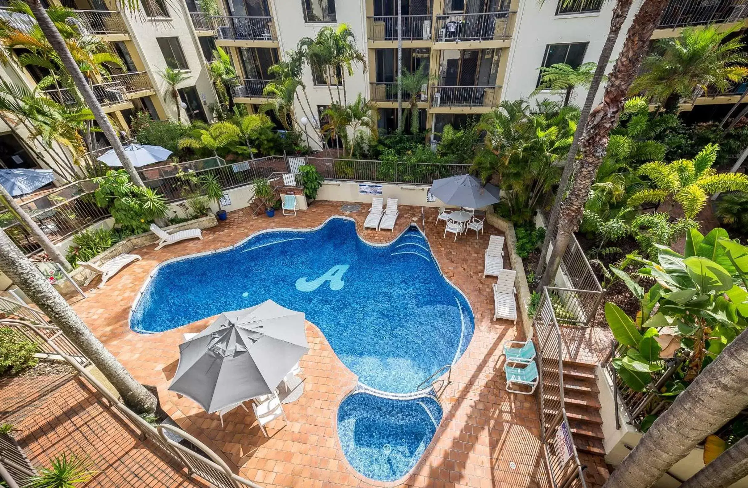 Pool View in Aussie Resort