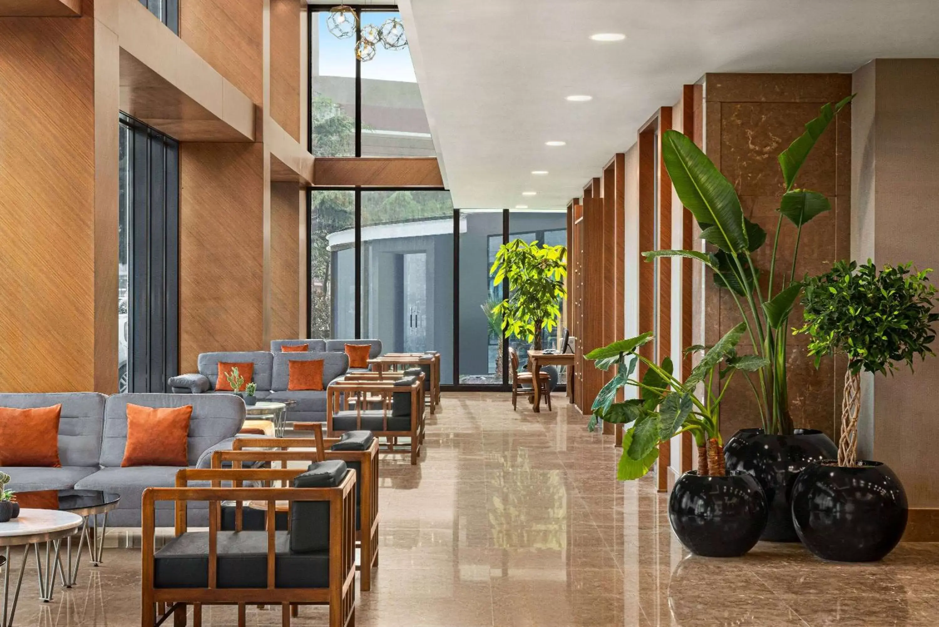Lobby or reception, Restaurant/Places to Eat in Ramada Plaza by Wyndham Samsun