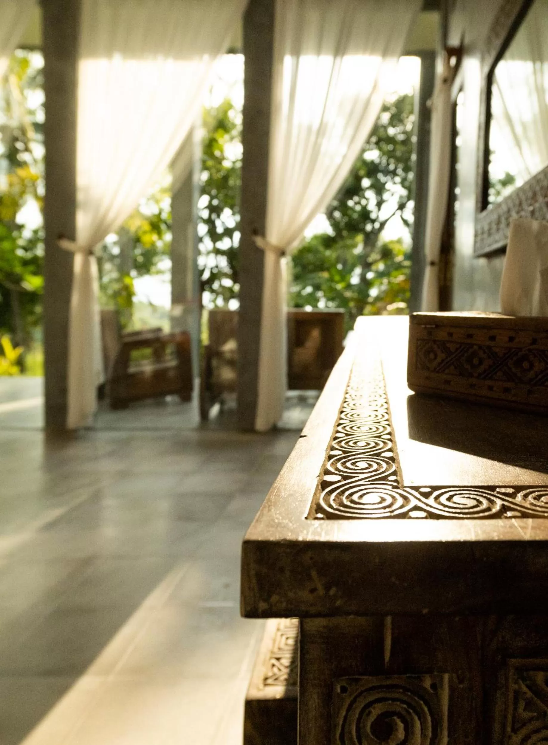 Decorative detail in Tanah Damai Hotel