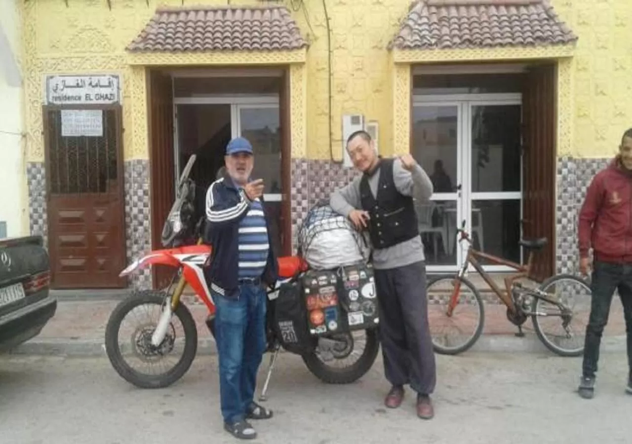 Biking in Hotel El ghazi