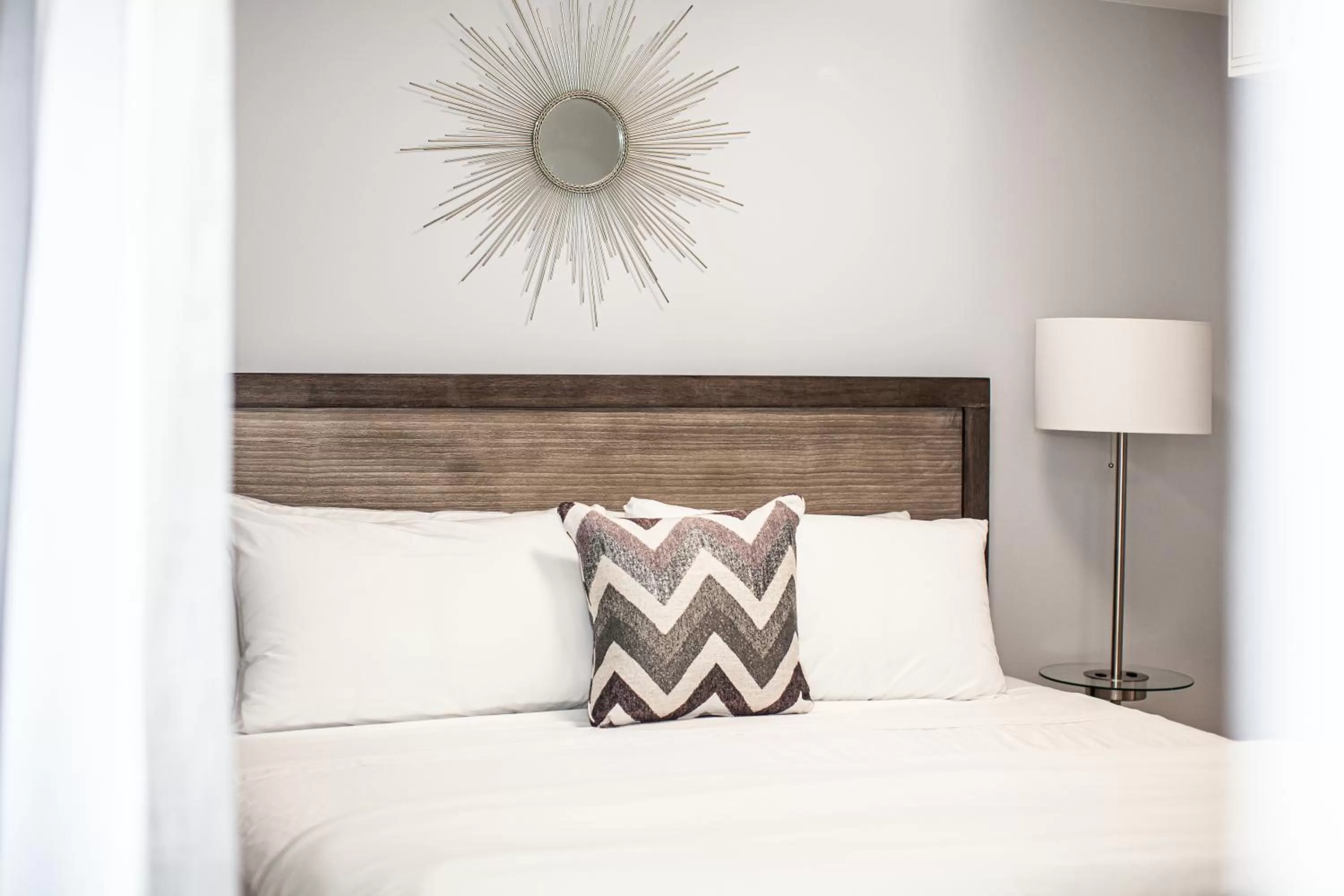 Bed in SKYLARANNA Resort & SPA