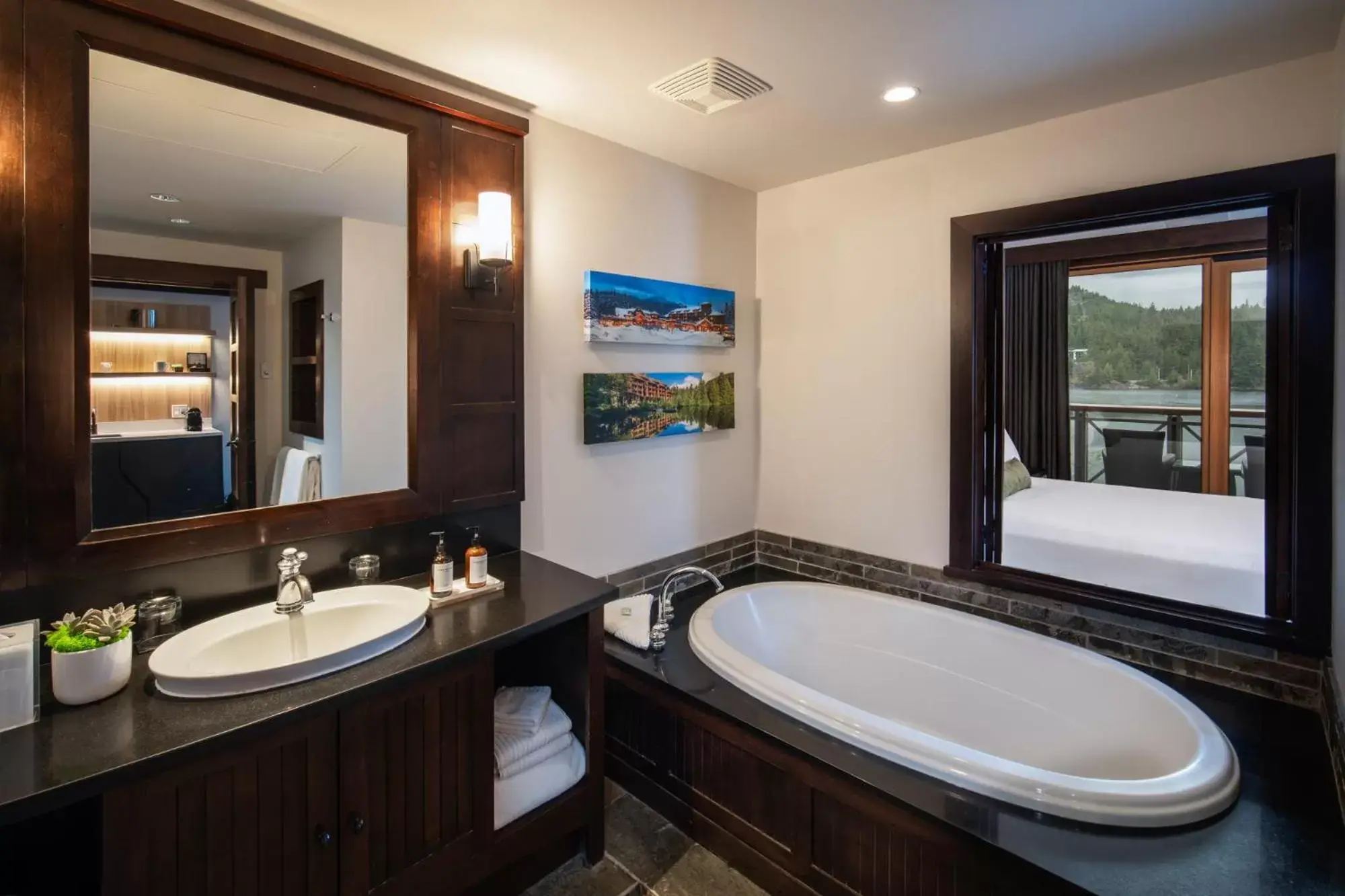 Bathroom in Nita Lake Lodge