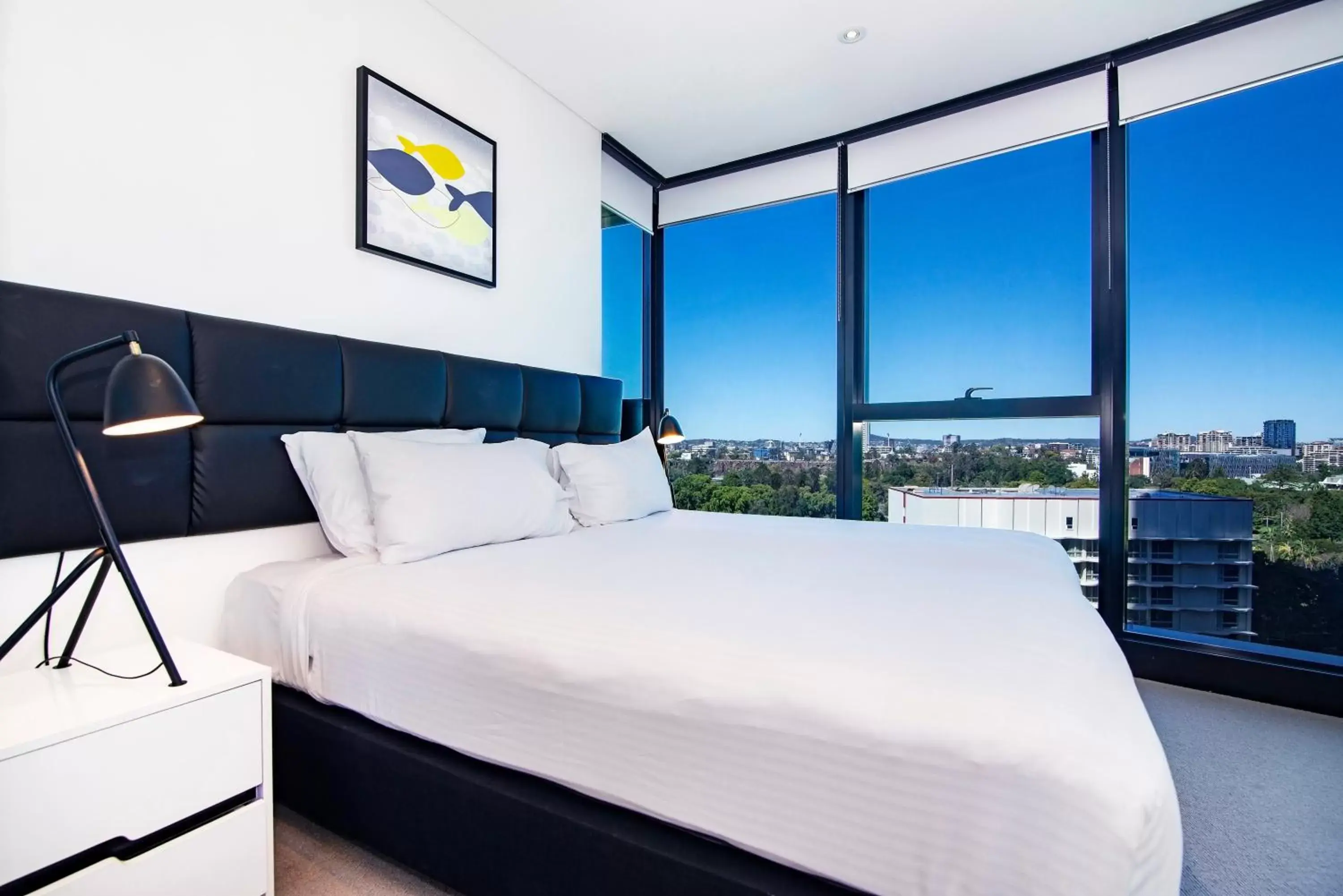 Bed in Brisbane Skytower by CLLIX