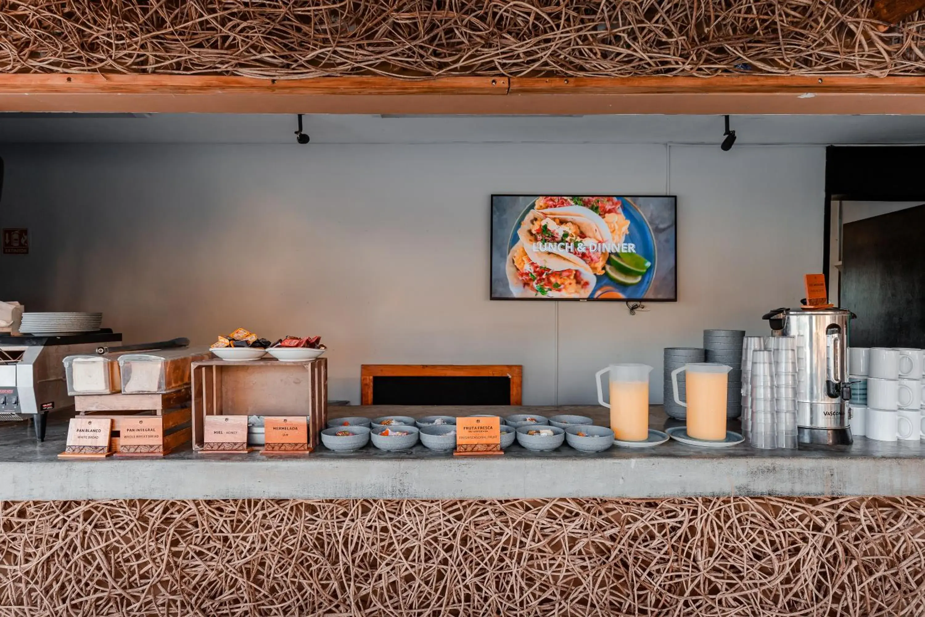 Continental breakfast, Kitchen/Kitchenette in Mayan Monkey Tulum