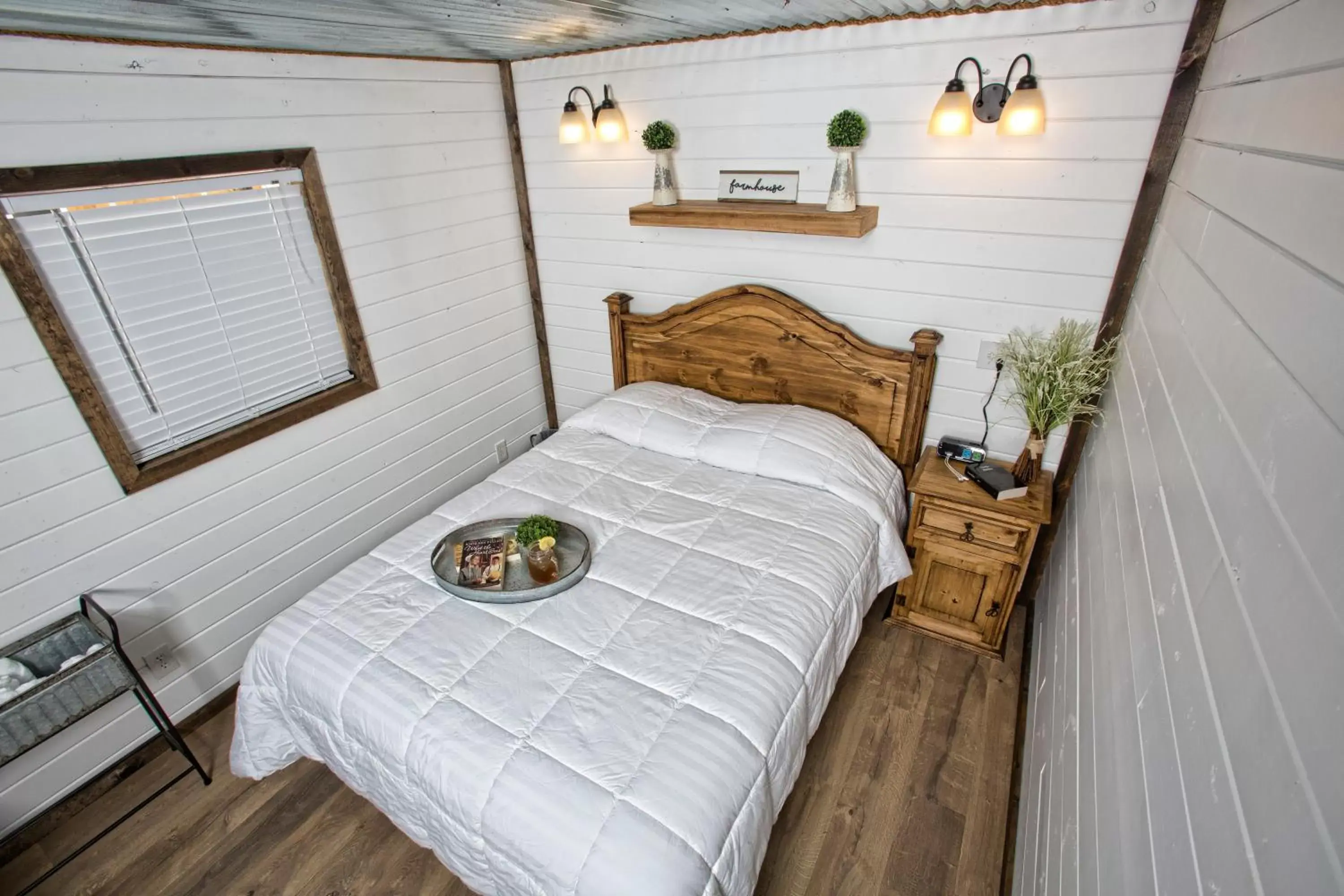 Bed in Stateline Cabin