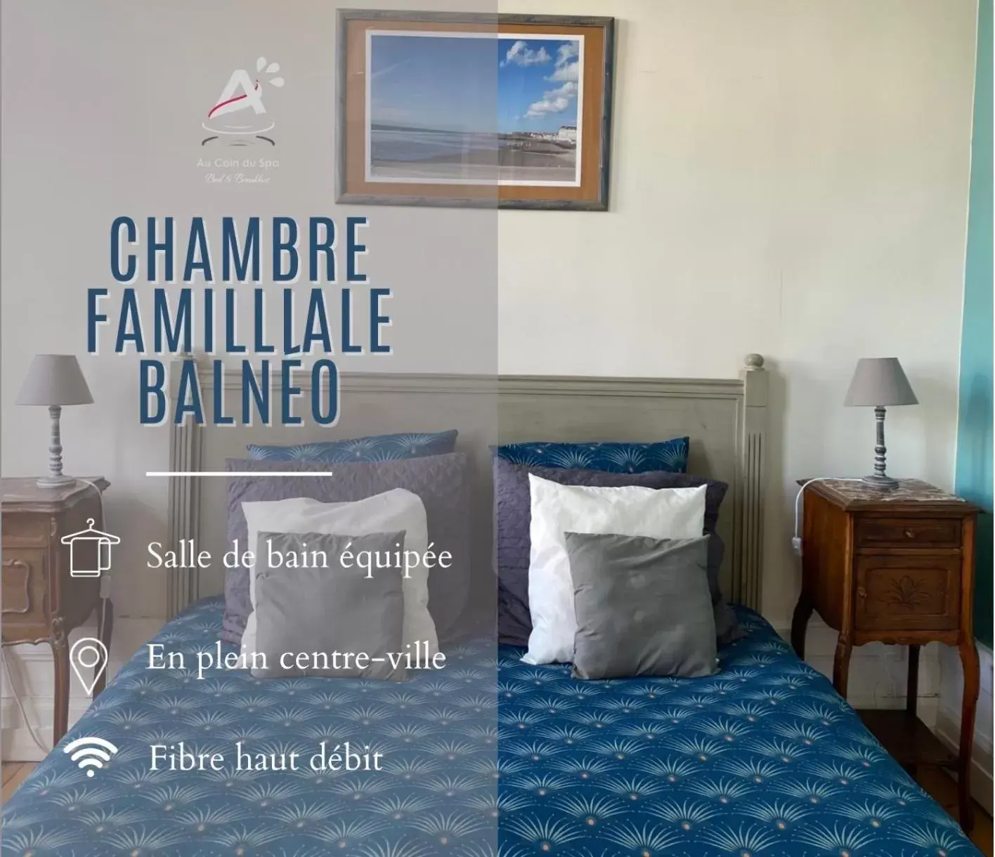 Family Suite with Spa Bath in Chambres d'Hôtes Au coin du spa Family Suite with Spa Bath in Chambres d'Hôtes Au coin du spa