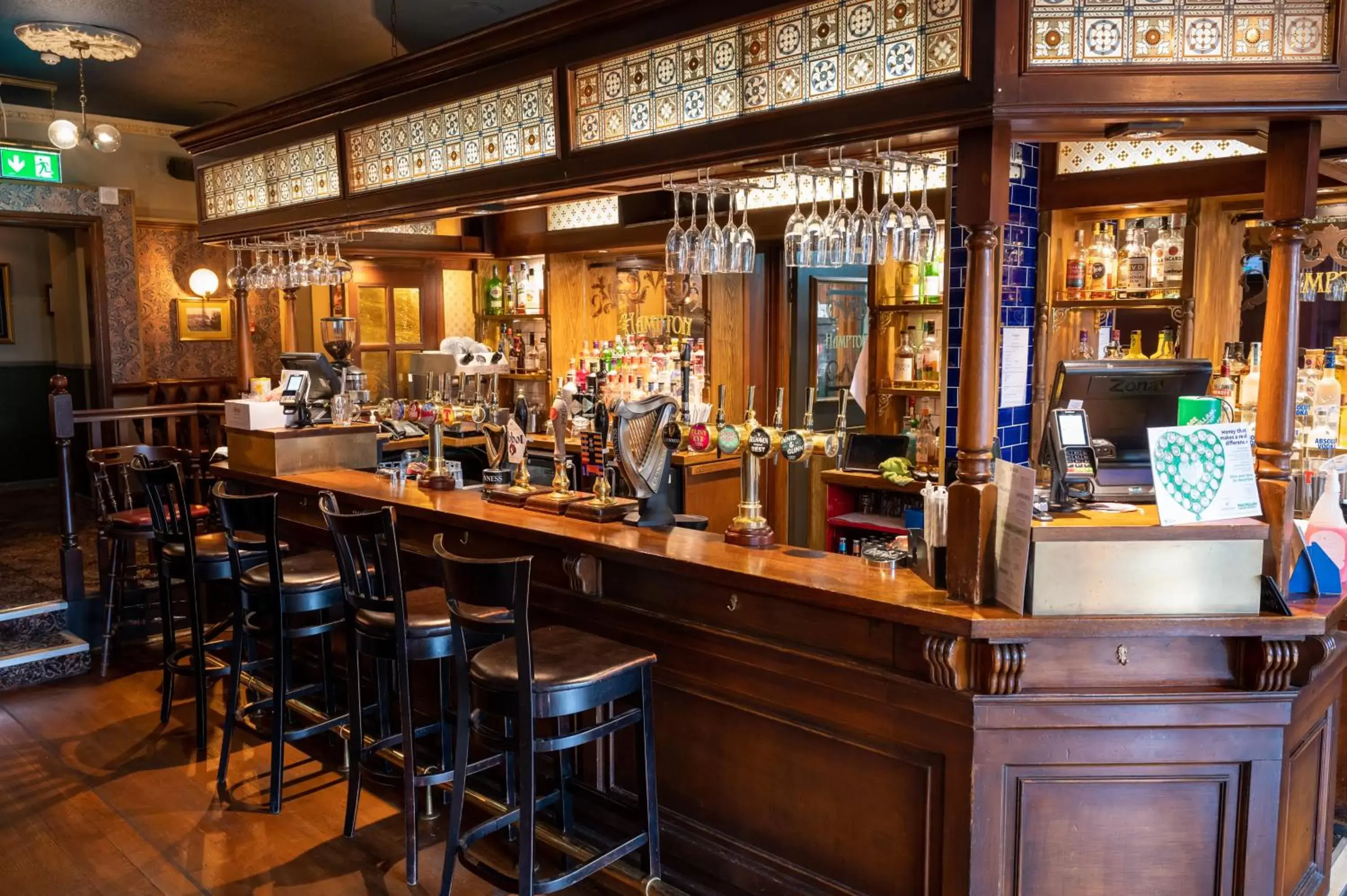 Lounge or bar, Lounge/Bar in Hampton Hotel by Greene King Inns