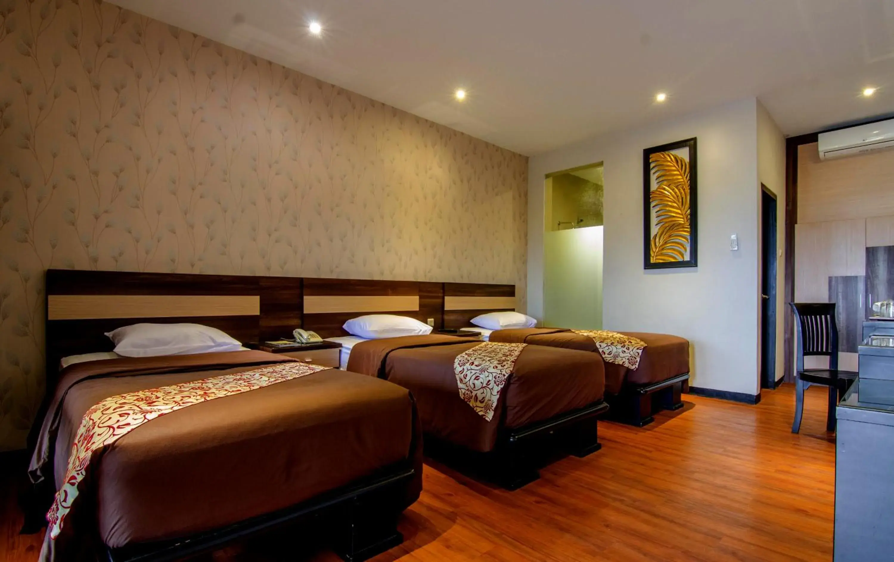 Bed in Kusuma Agrowisata Resort & Convention Bed in Kusuma Agrowisata Resort & Convention