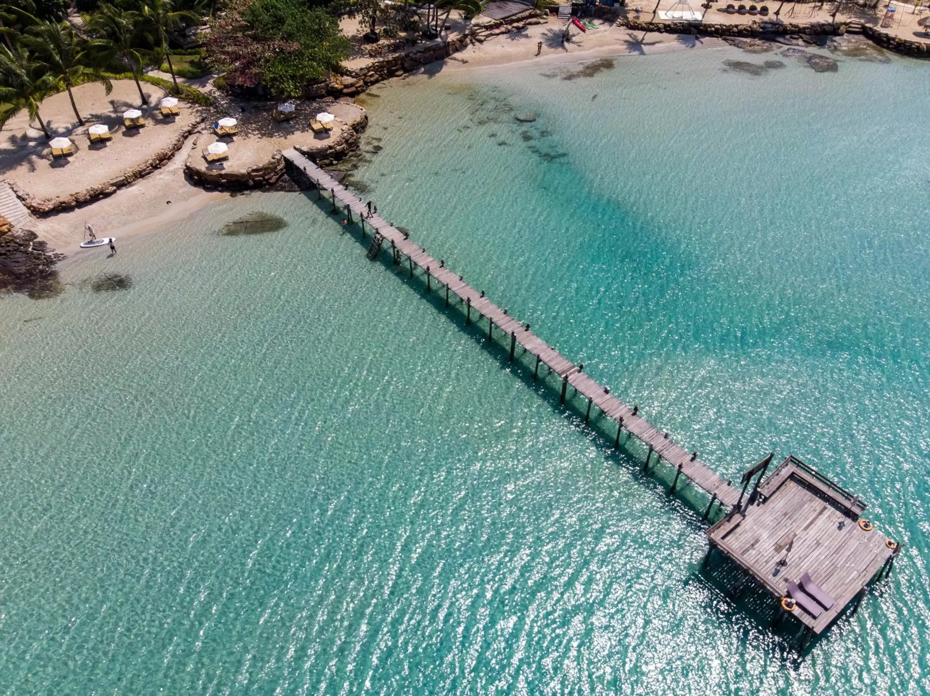 Bird's eye view in The Beach Natural Resort Koh Kood Bird's eye view in The Beach Natural Resort Koh Kood