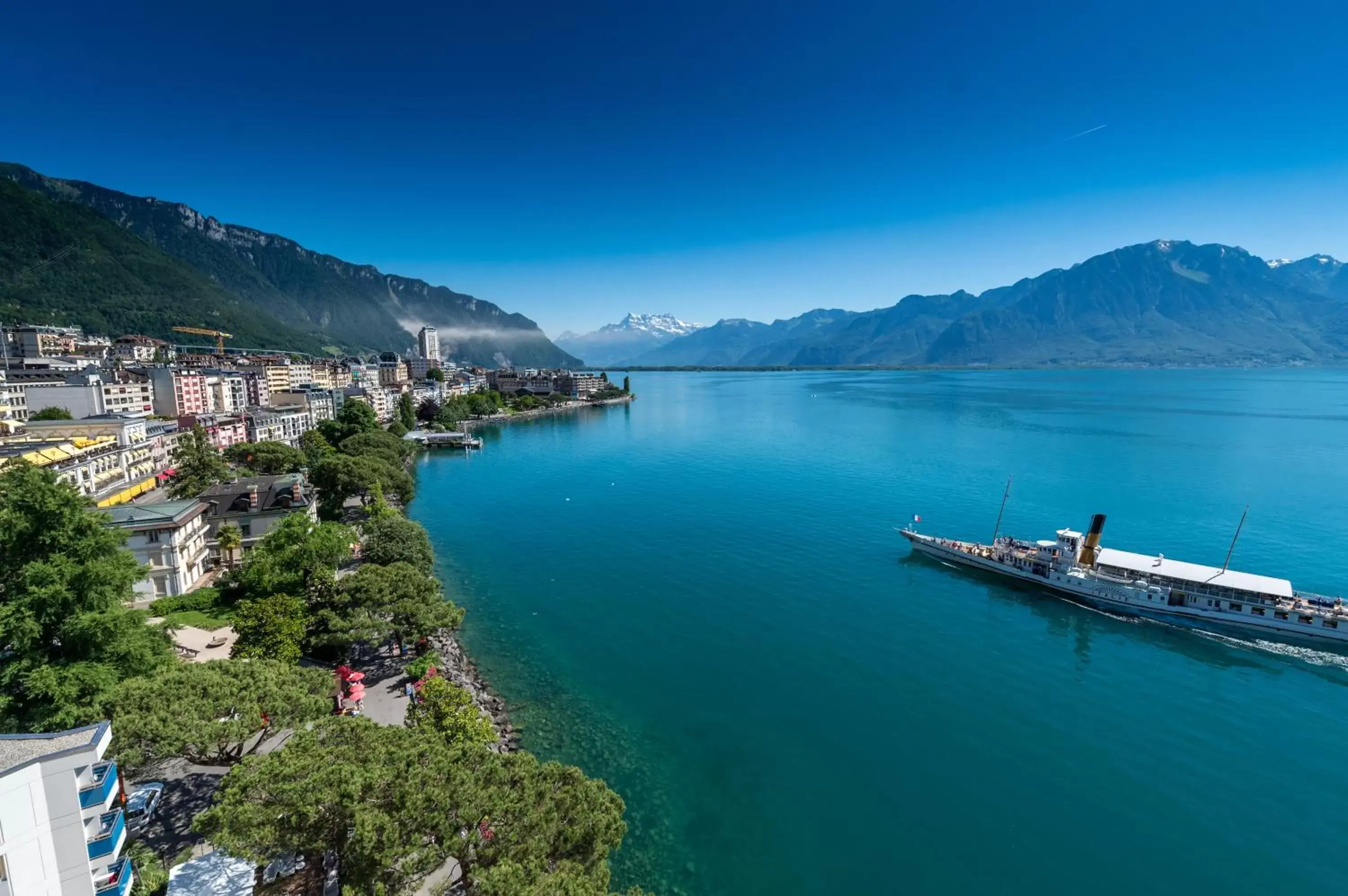 Lake view in Eurotel Montreux