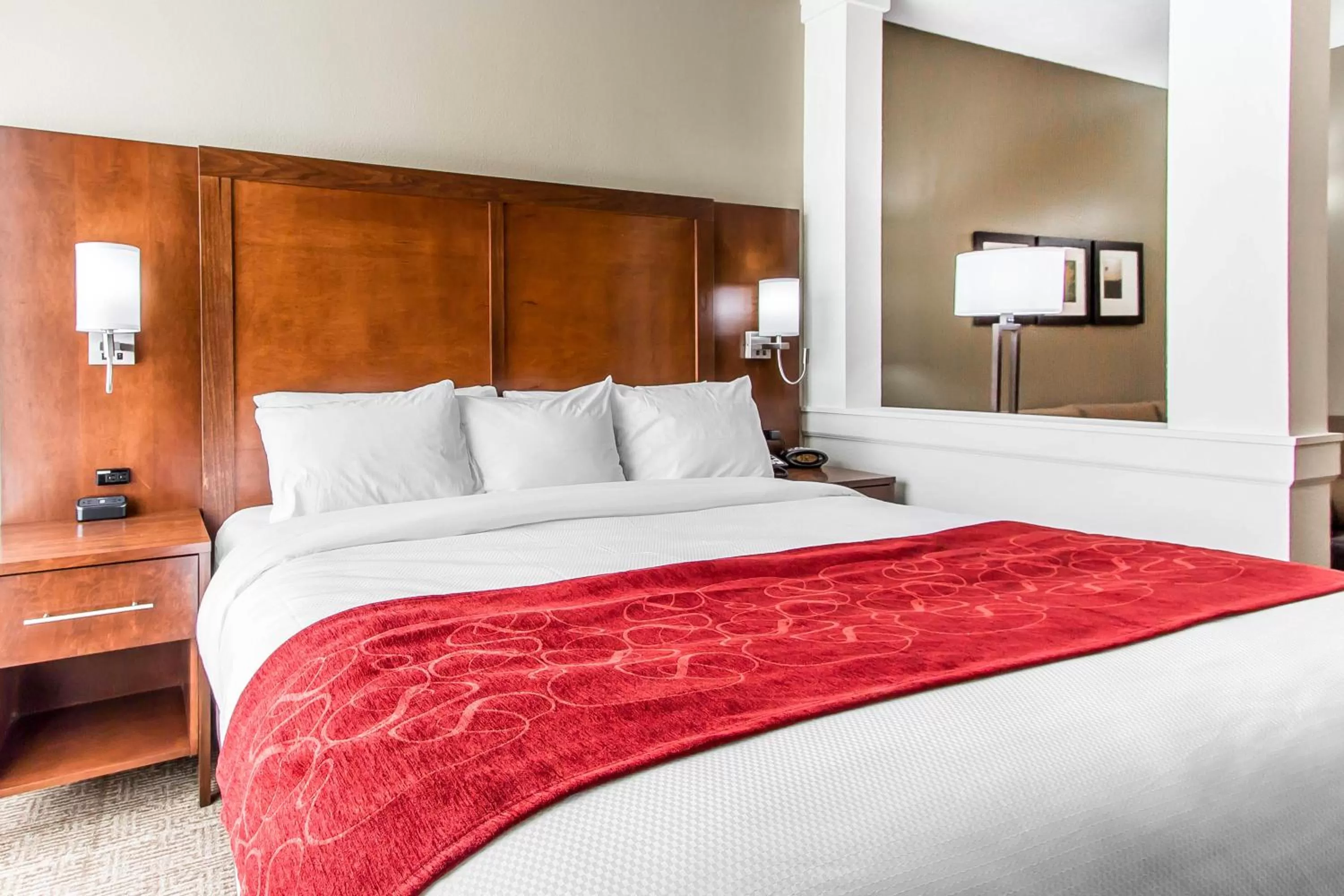 Photo of the whole room, Bed in Comfort Suites West Omaha