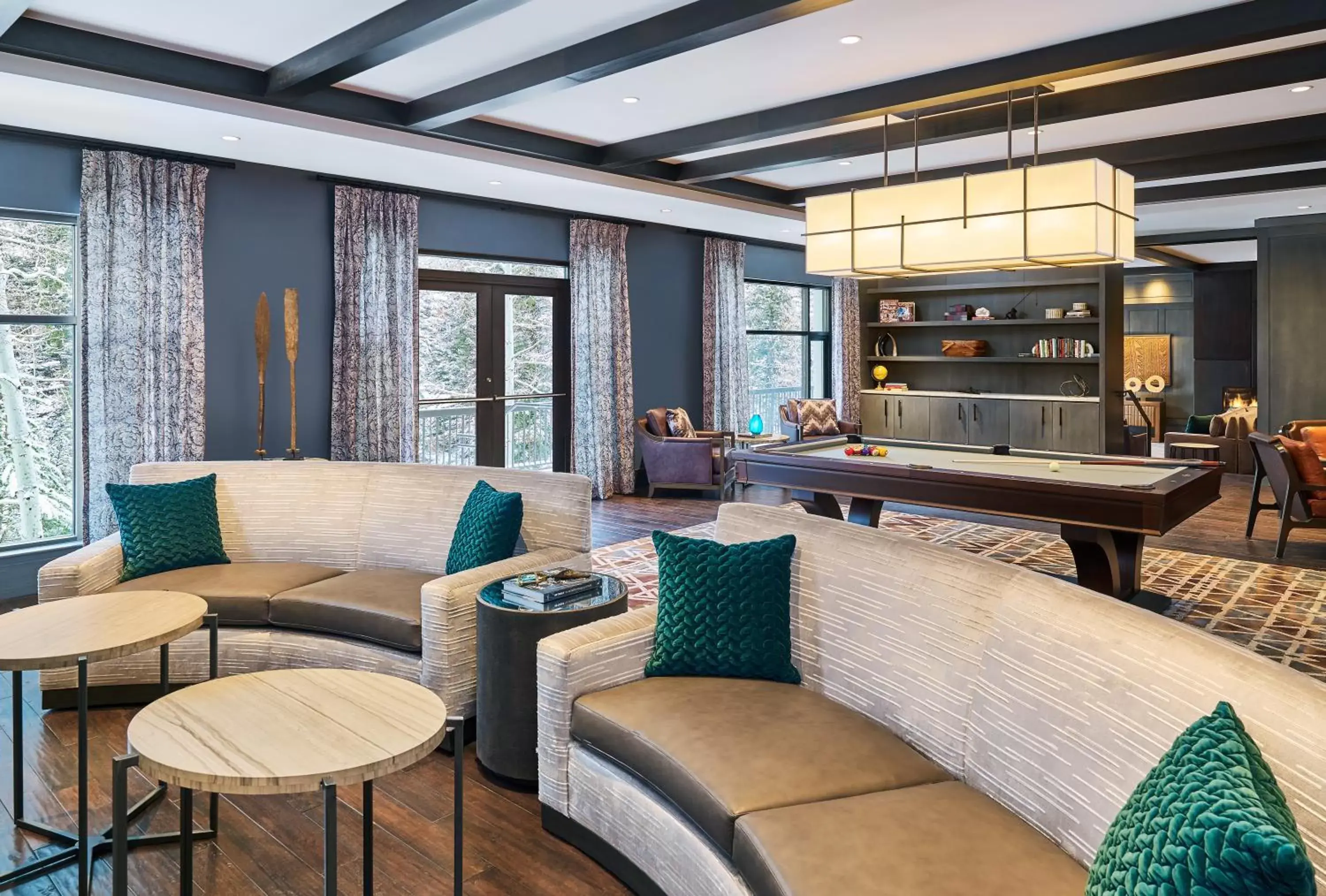 Game Room, Lounge/Bar in Vail Residences at Cascade Village, a Destination by Hyatt Residence