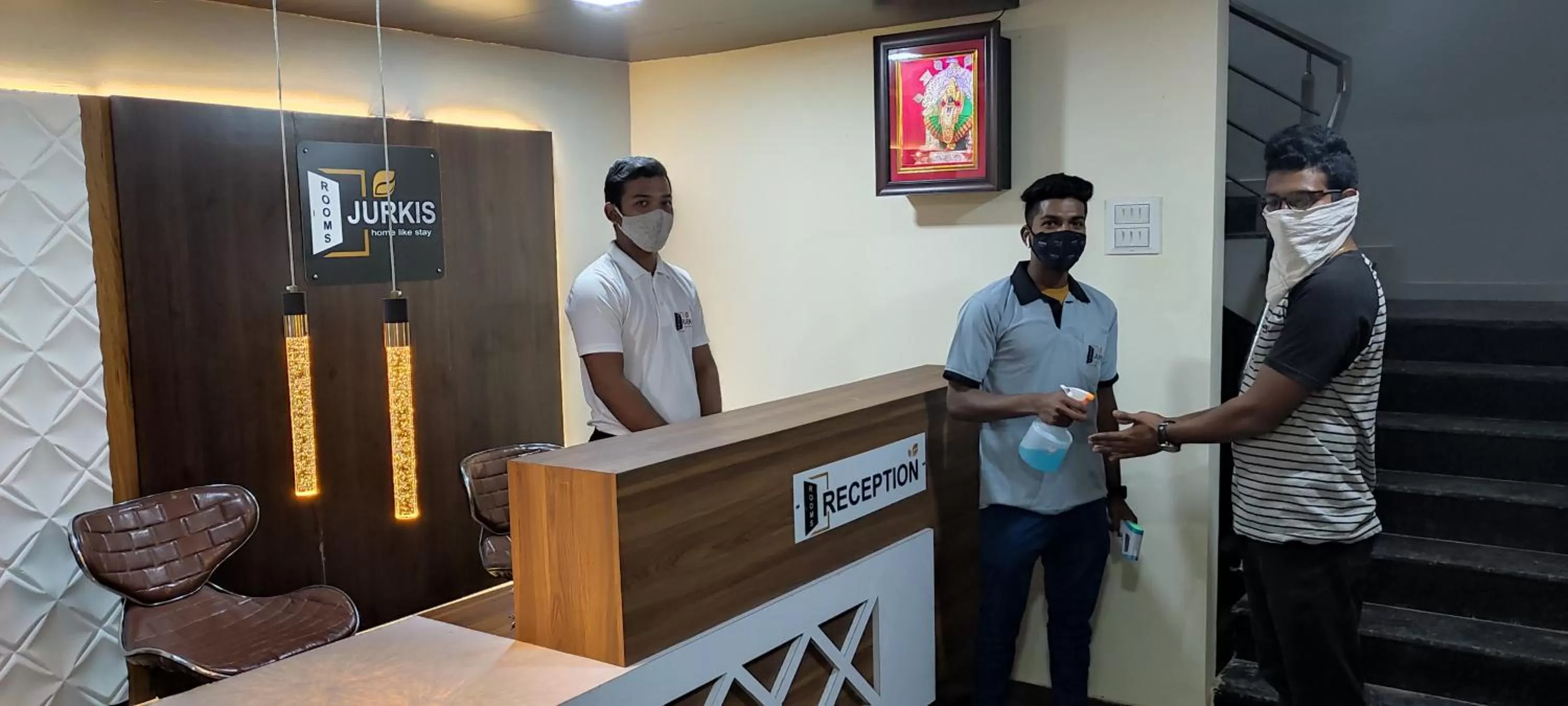 Lobby or reception in Hotel Jurkis, Kolhapur