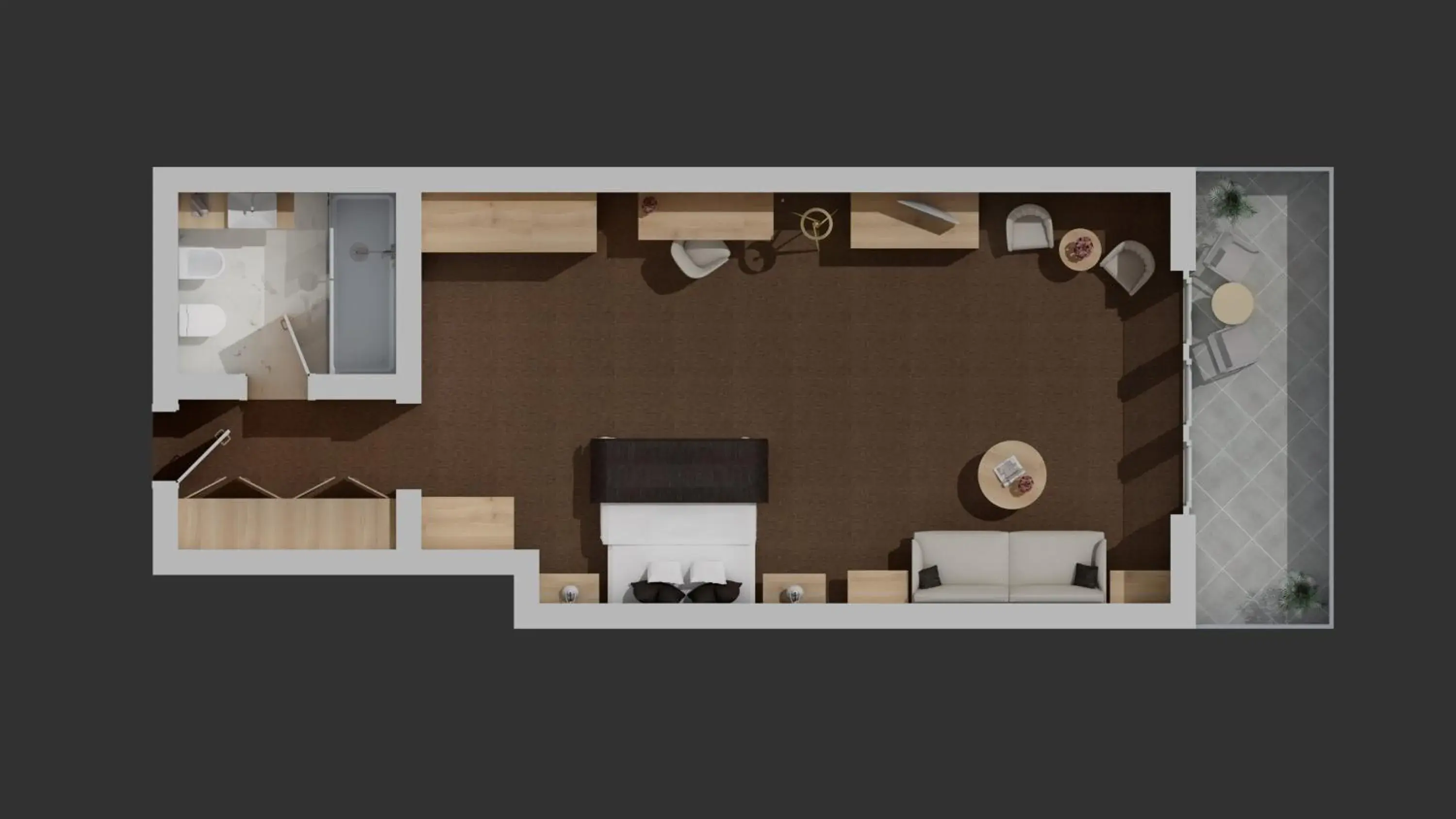 Floor Plan in Hotel Freina