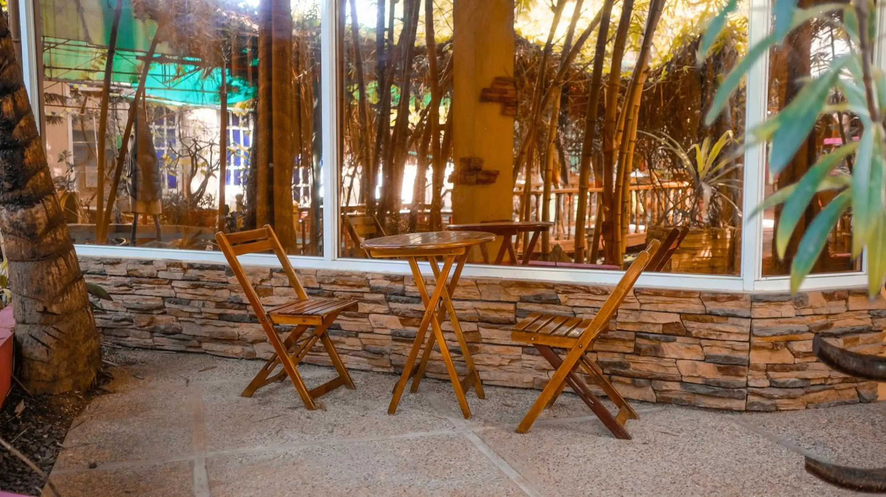 Patio in Deep Forest Garden Hotel