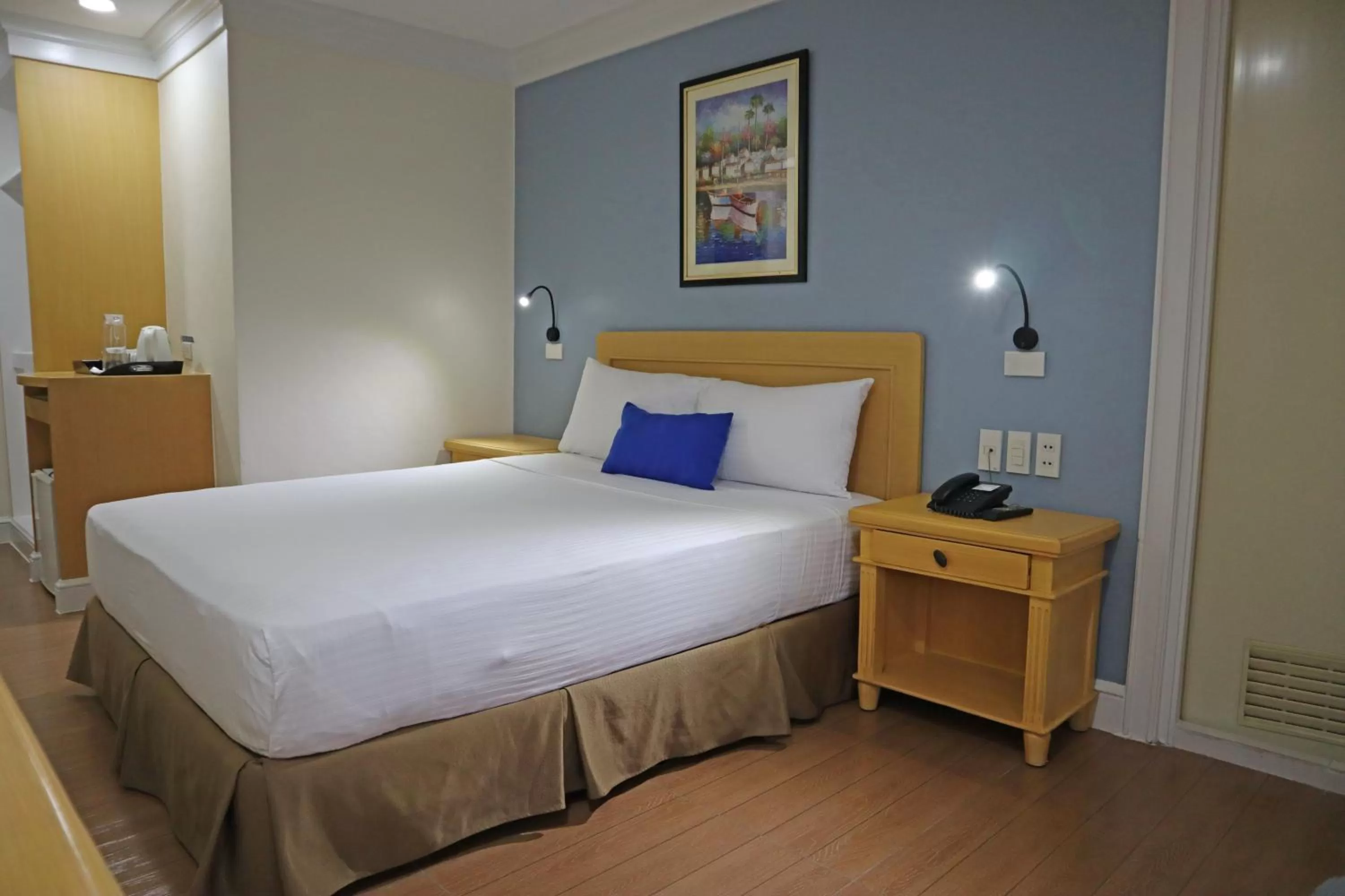 Bed in Fersal Hotel Malakas, Quezon City