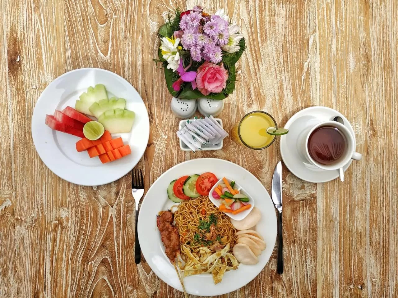 Food and drinks in The Kalyana Ubud Resort