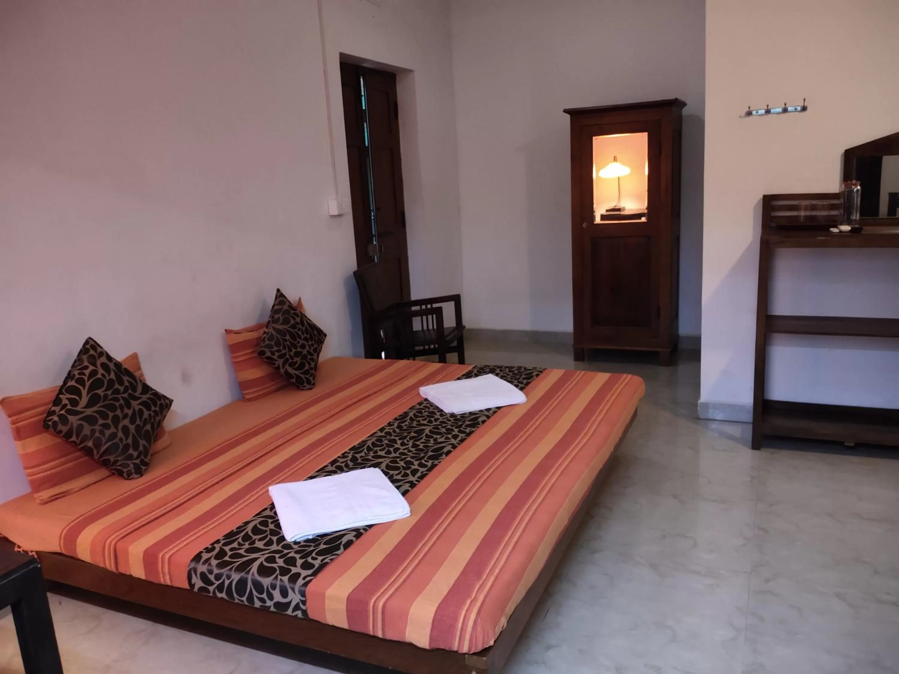 Bed in Green's Guest House