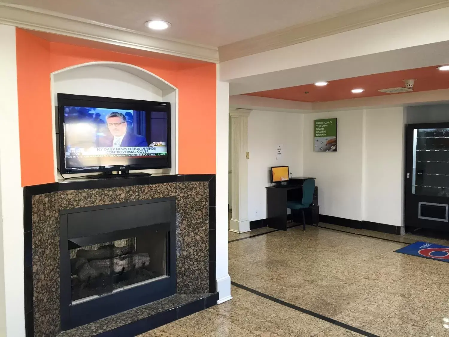 Lobby or reception, TV/Entertainment Center in Motel 6-Norcross, GA