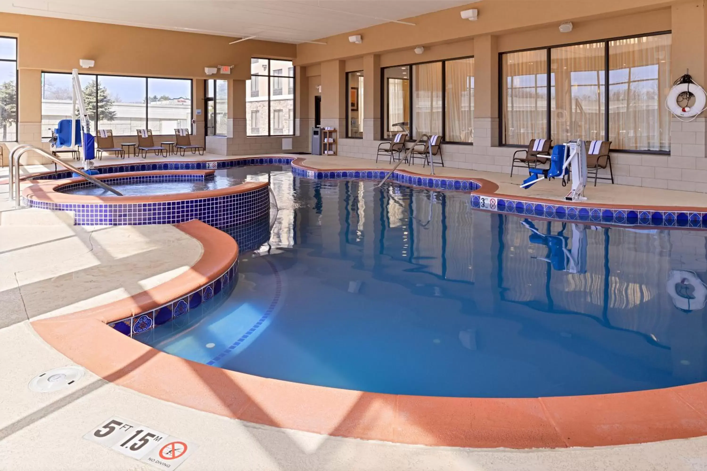 Swimming Pool in Holiday Inn Express Hotel & Suites Indianapolis W - Airport Area, an IHG Hotel