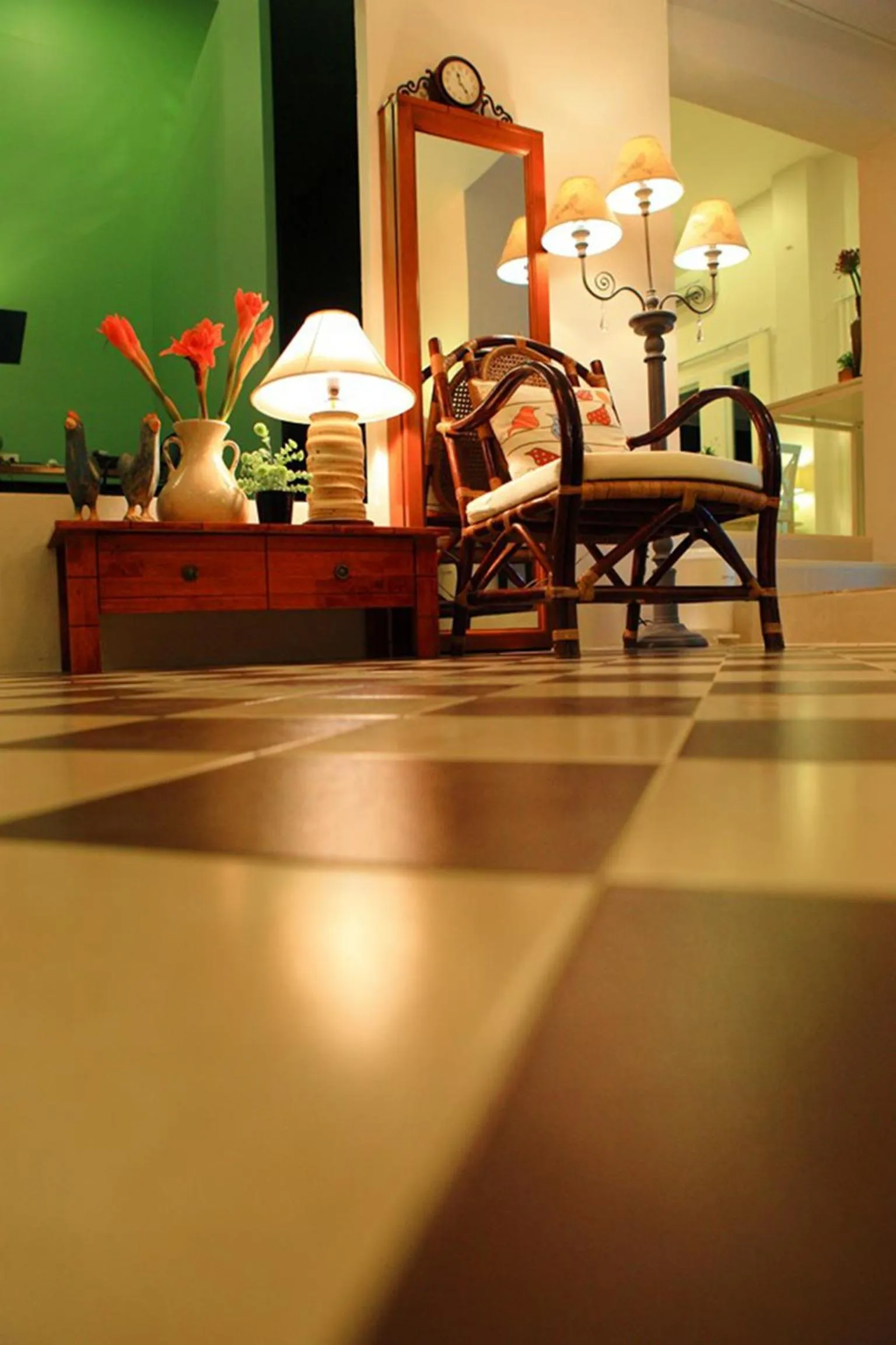 Seating area in The Terrace Hotel