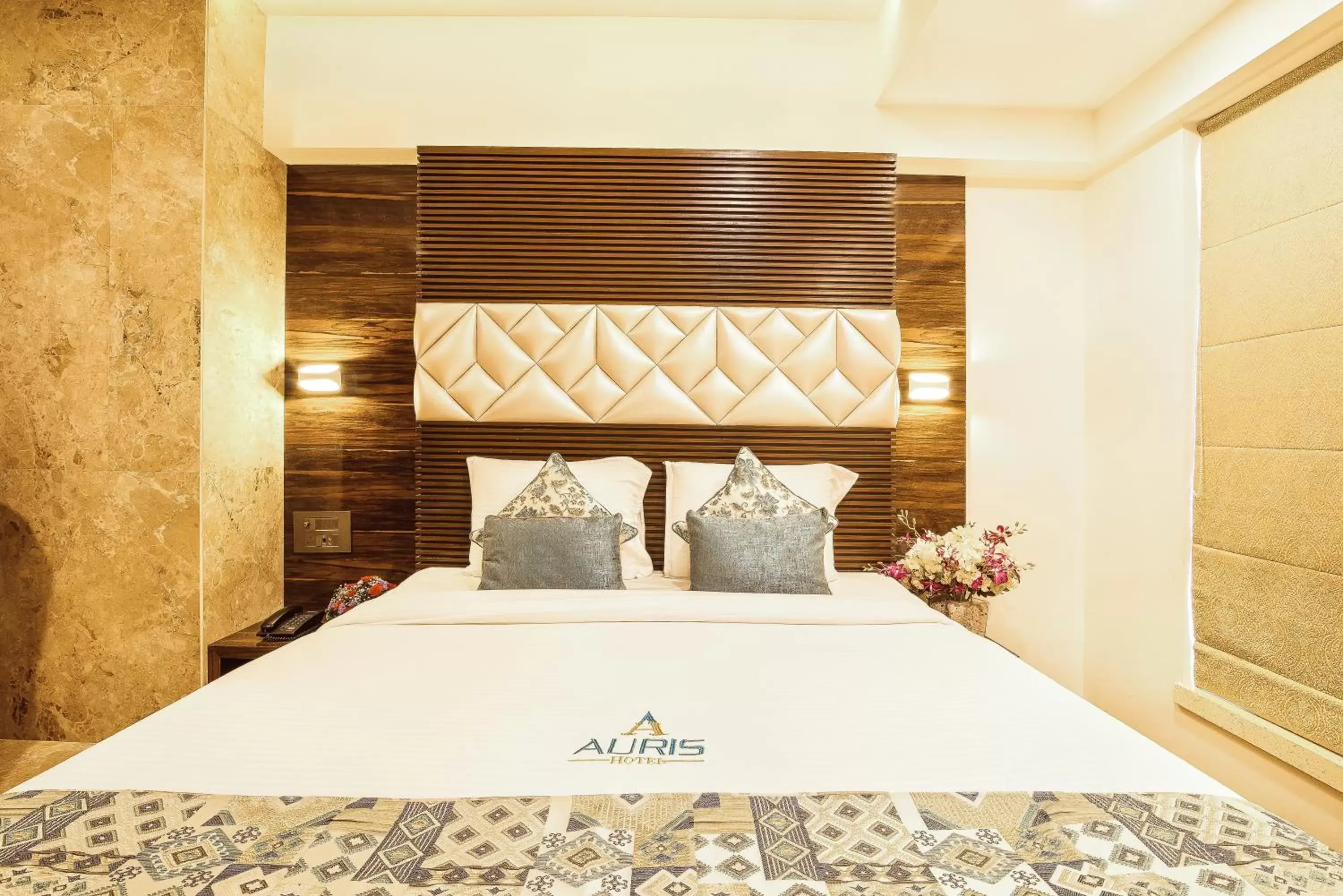 Bedroom, Bed in Hotel Auris & Banquets, Mumbai International Airport Bedroom, Bed in Hotel Auris & Banquets, Mumbai International Airport