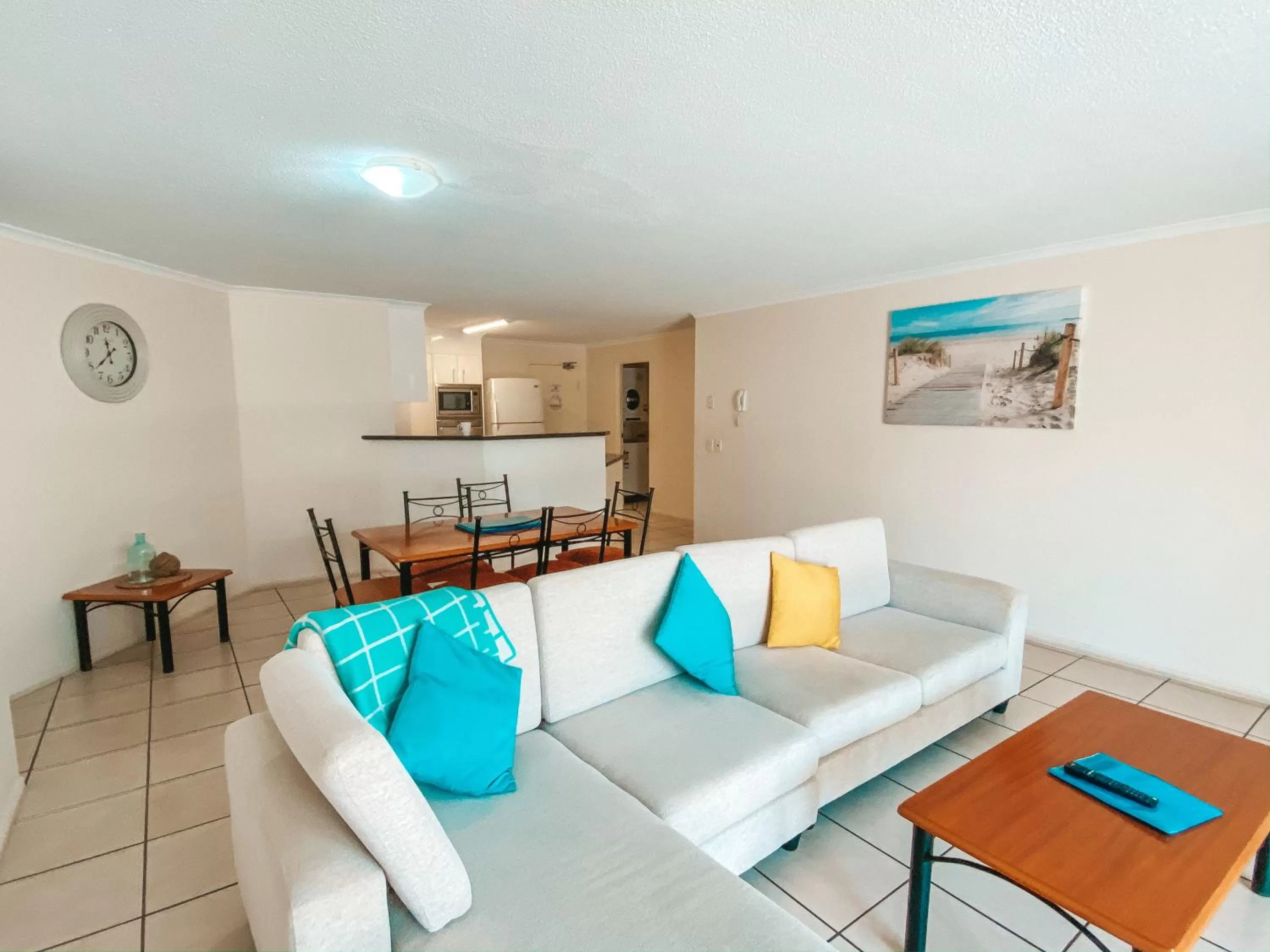 Living room in Bargara Blue Resort