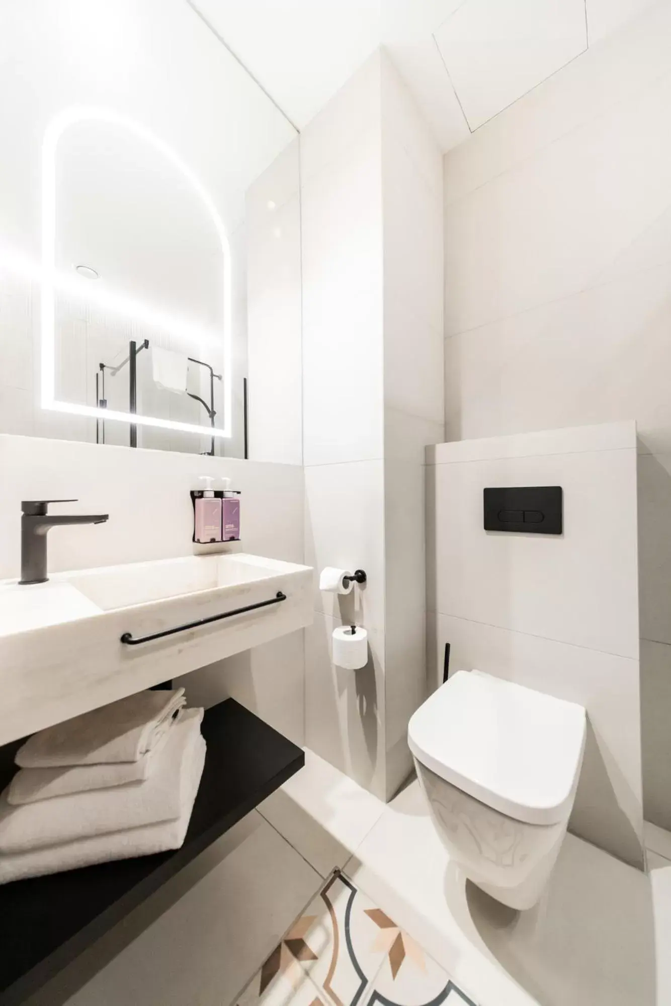 Bathroom in Hotel Valdemars Riga managed by Accor