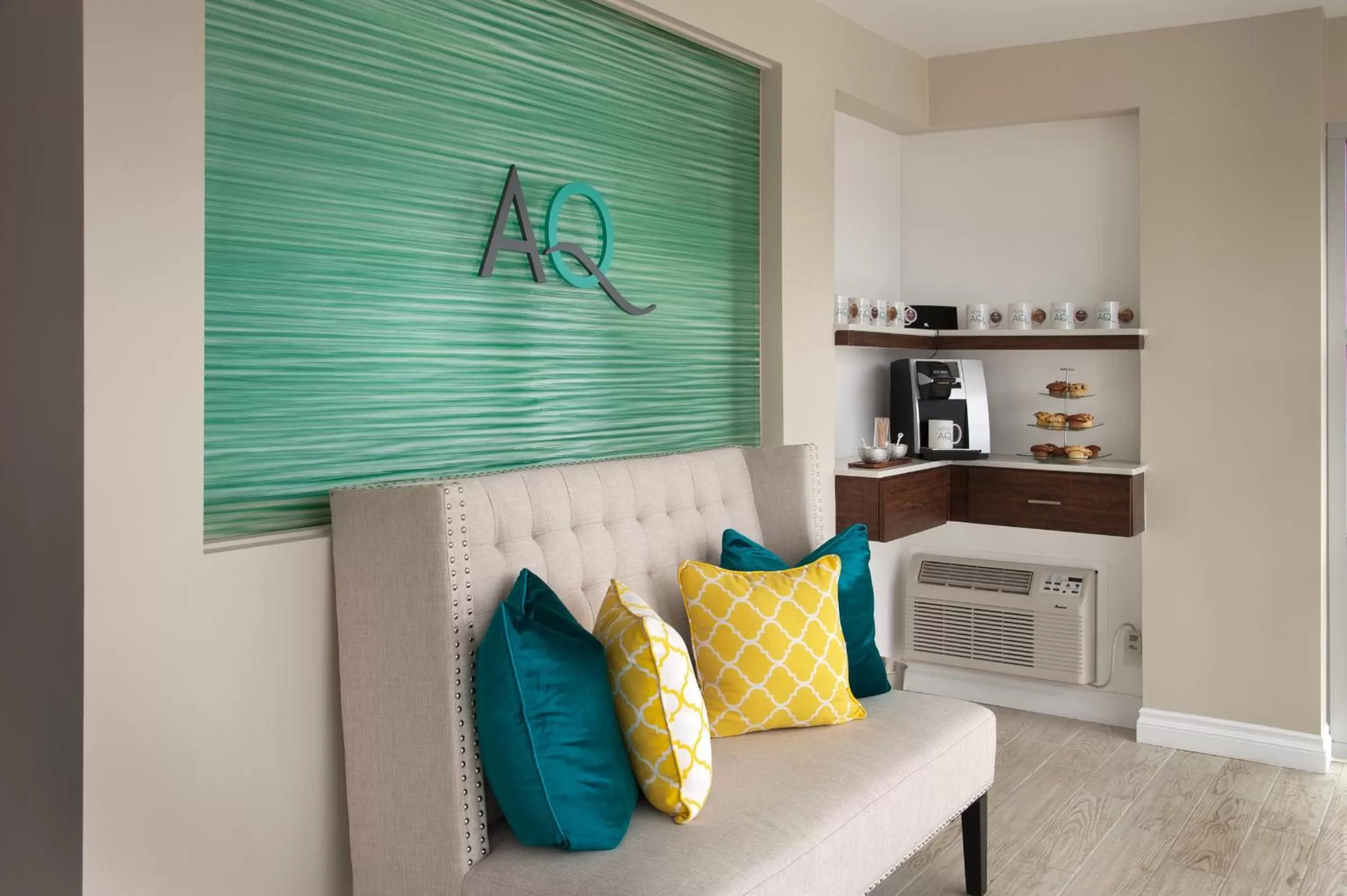 Seating area in Hotel Aqua Mar