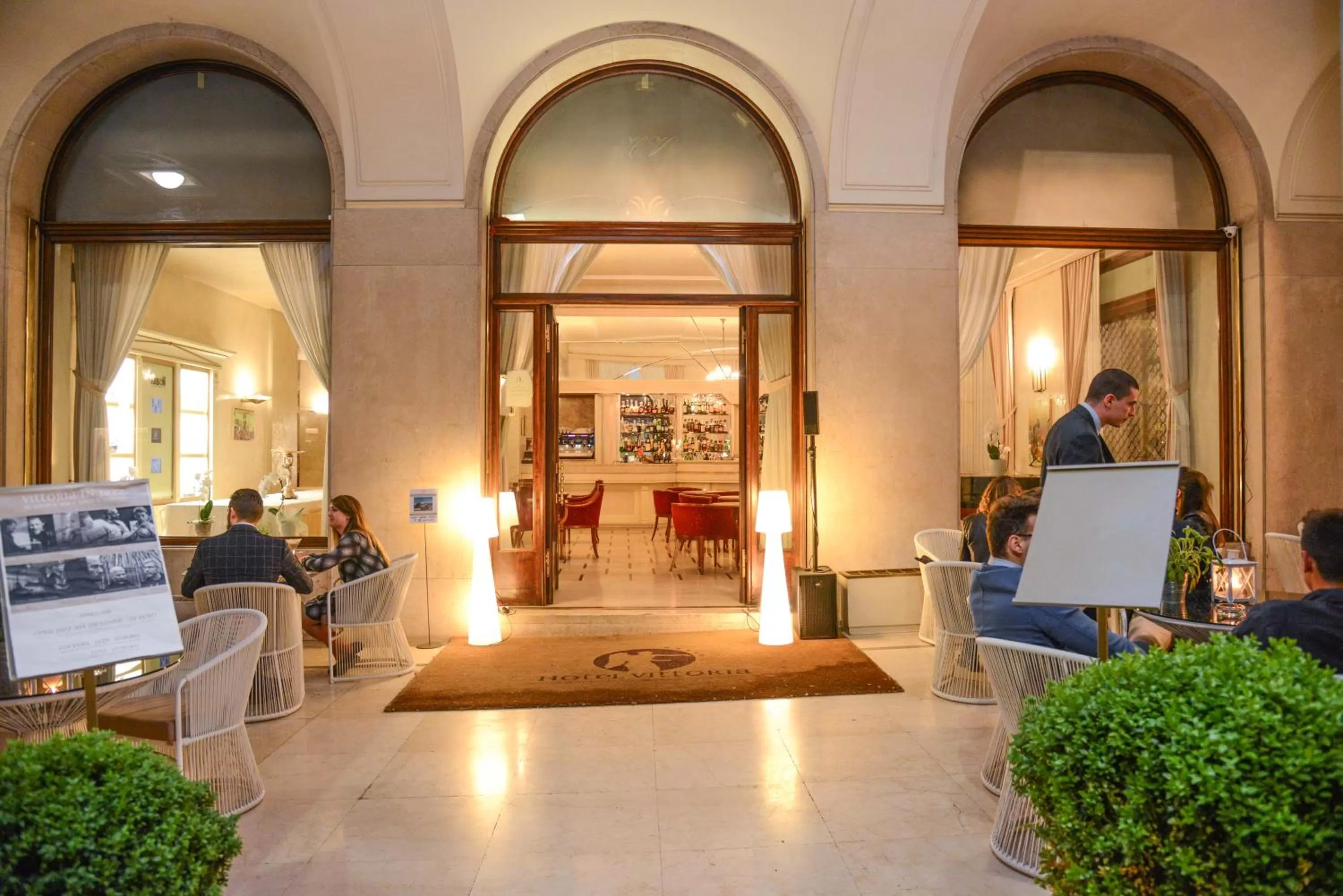 Lounge or bar in Hotel Vittoria