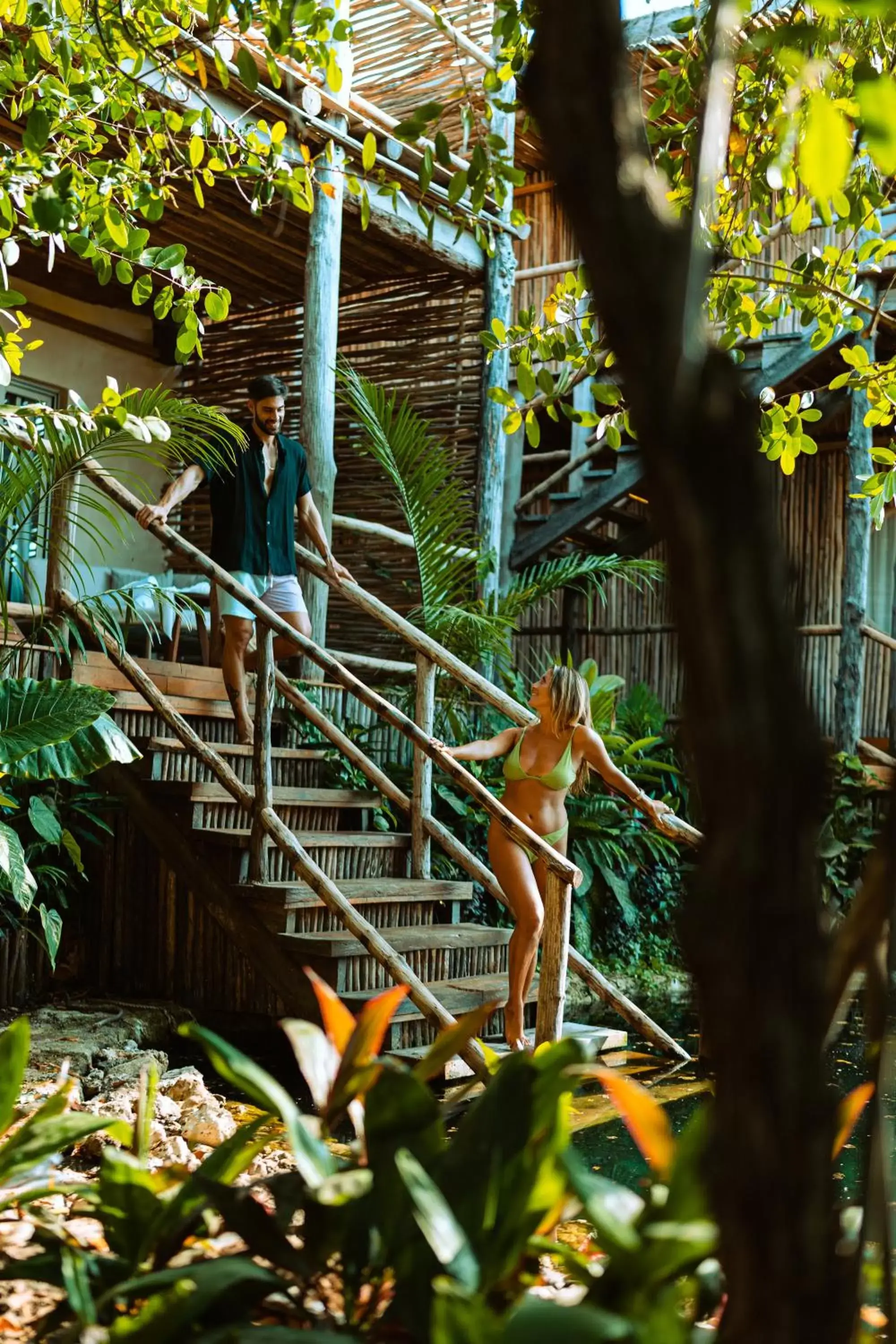 Garden in Hotel Shibari - Restaurant & Cenote Club