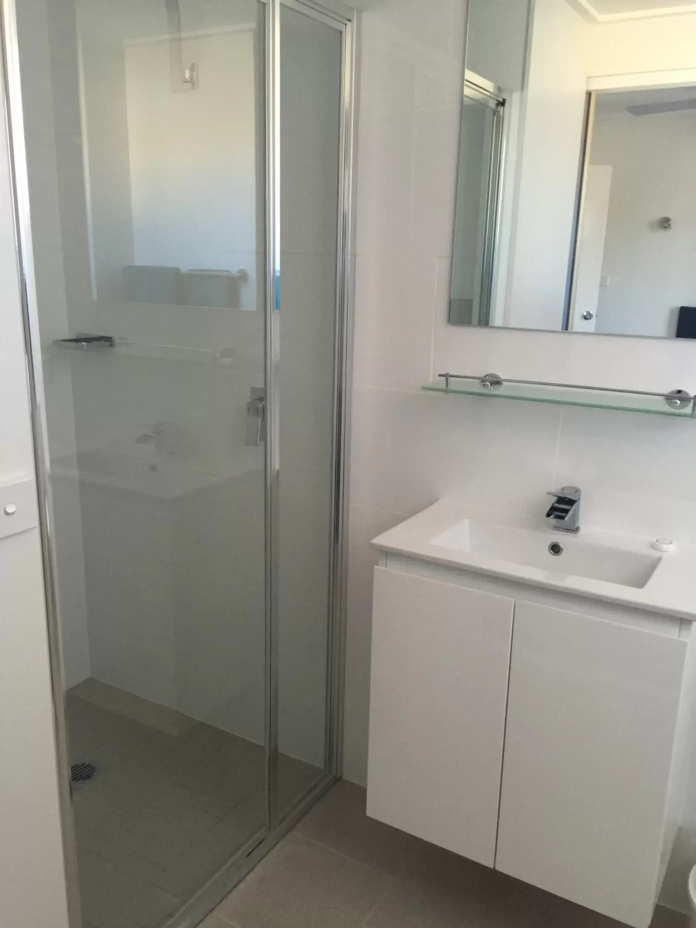 Shower, Bathroom in Merimbula Lake Apartments