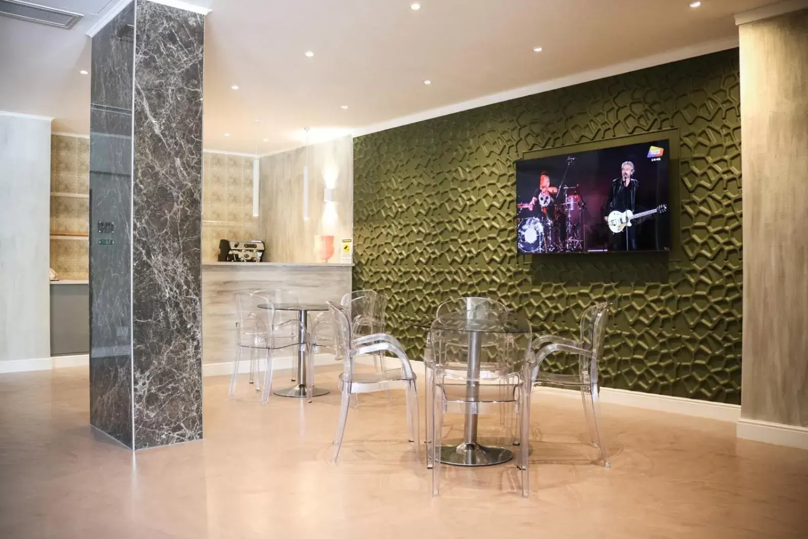 Lobby or reception, TV/Entertainment Center in Hotel Donatello