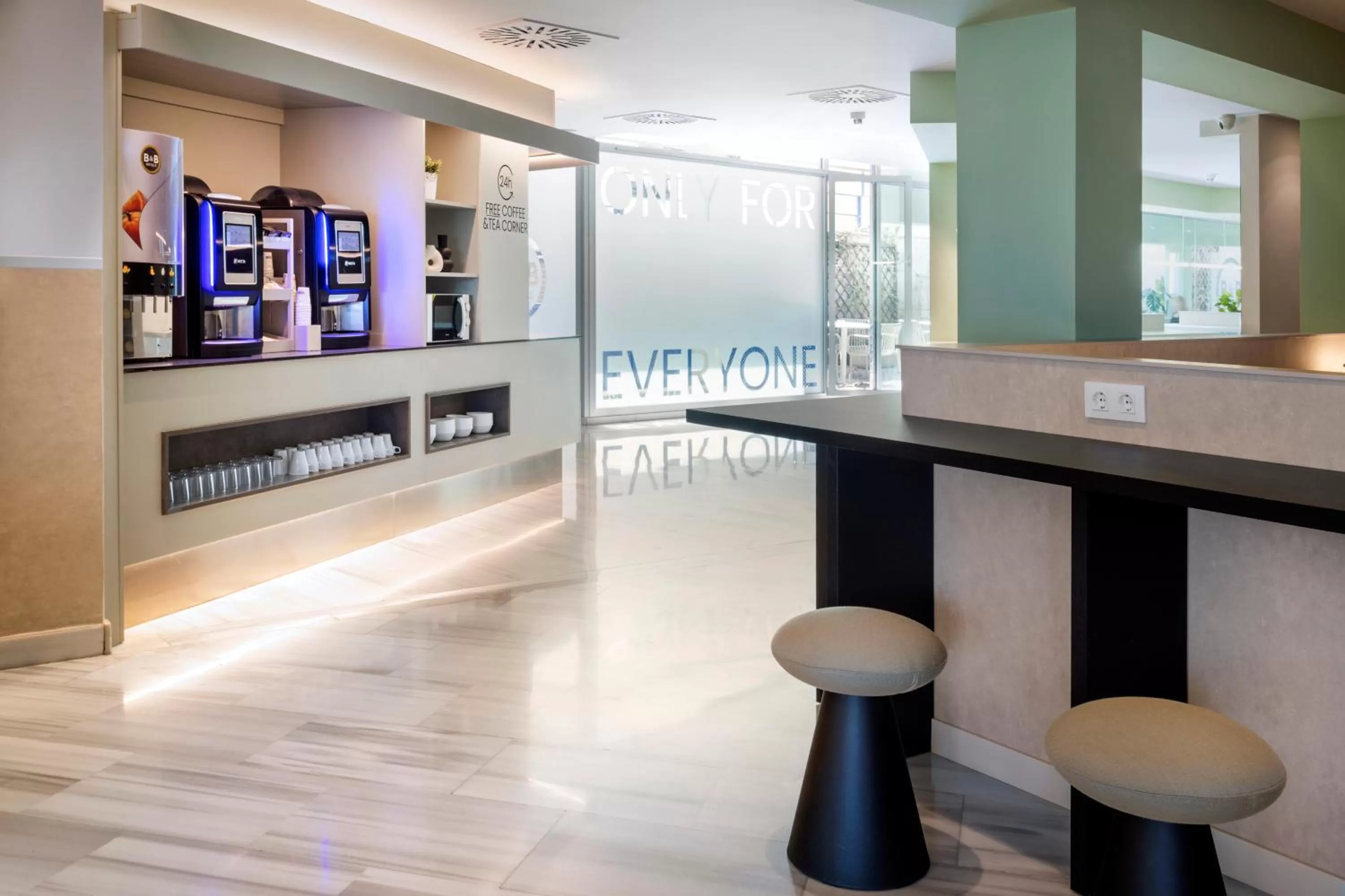 Lounge or bar in B&B HOTEL Madrid Pinar de las Rozas