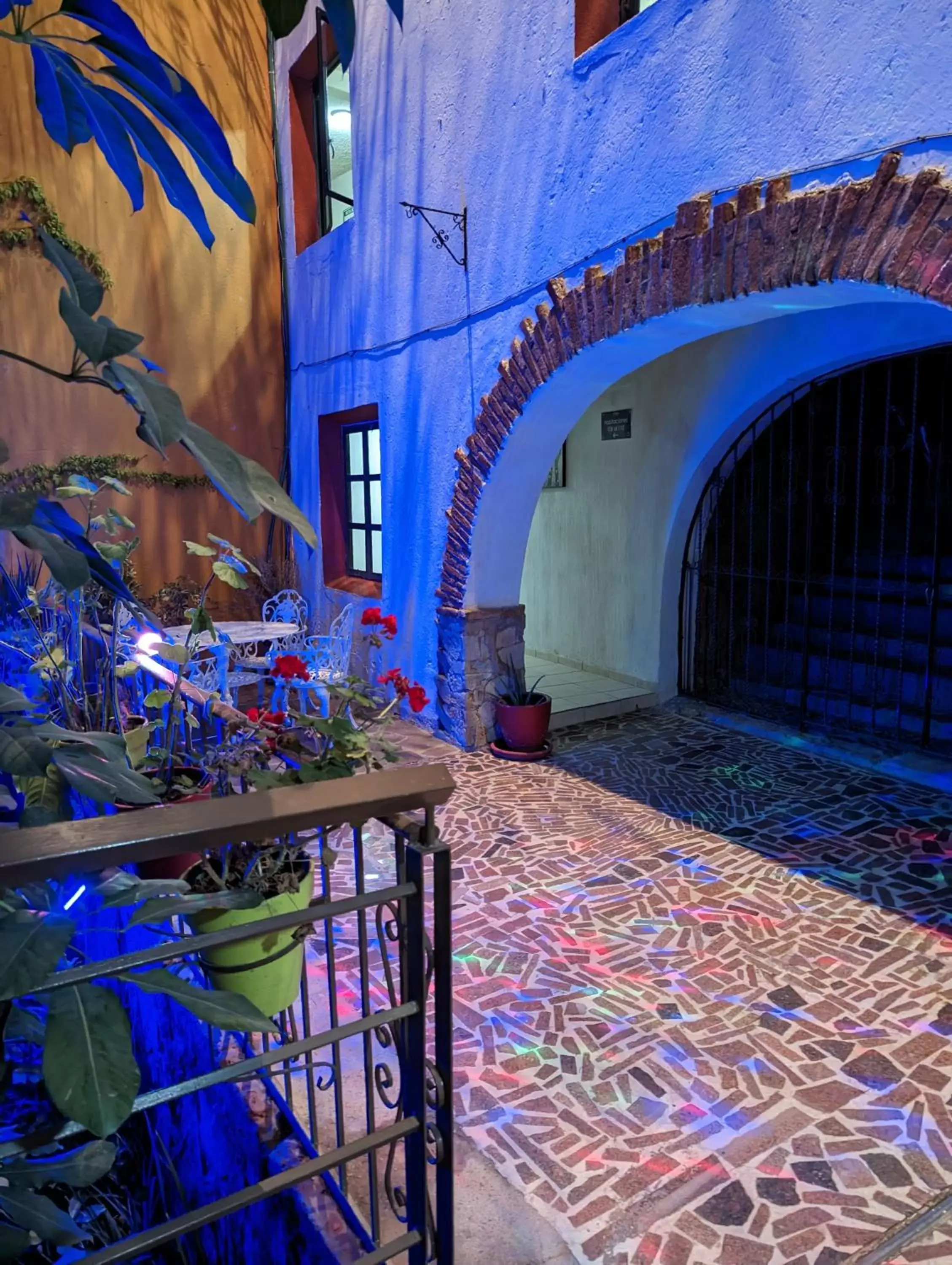 Patio in Hotel 1988 Guanajuato