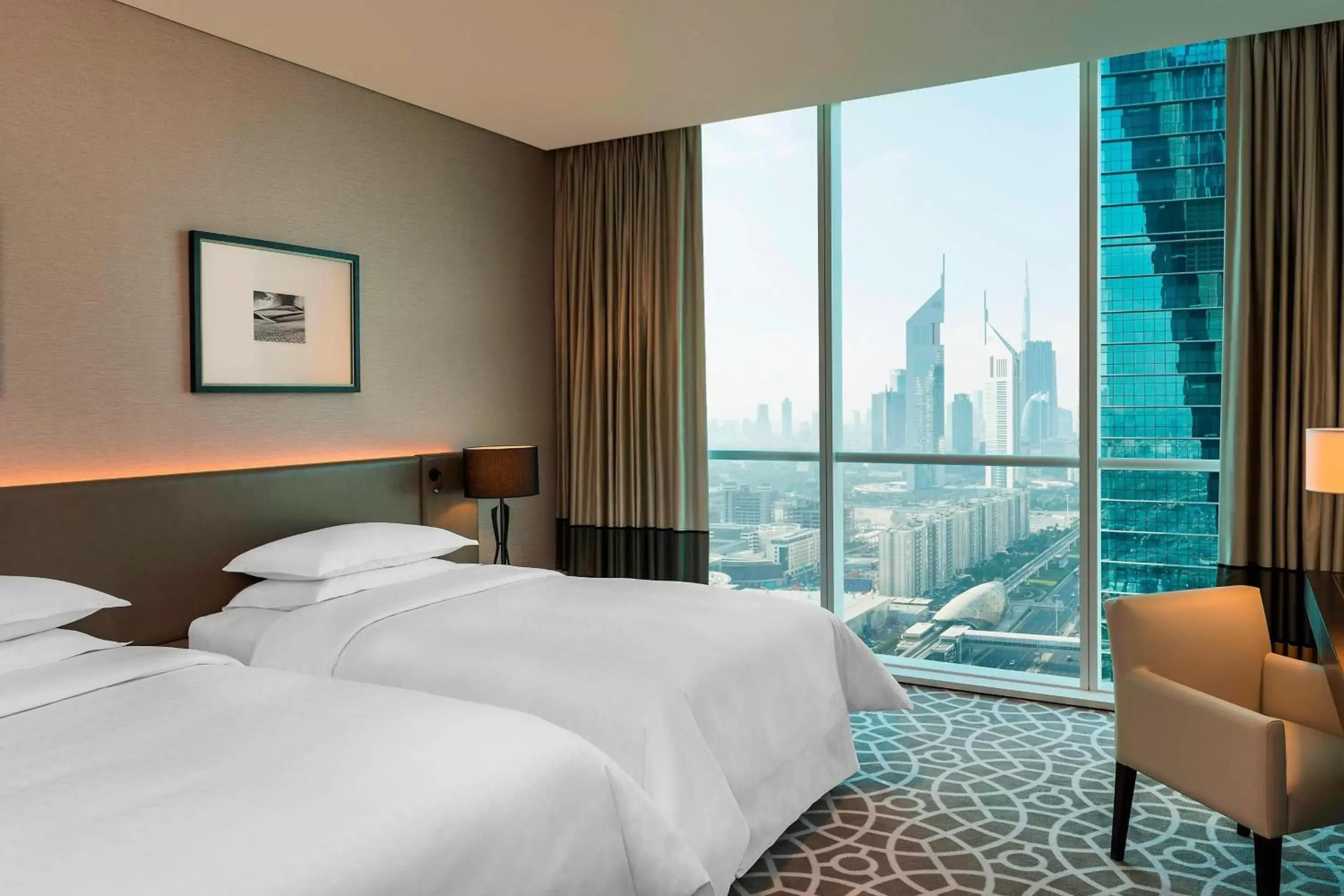 Photo of the whole room, Bed in Sheraton Grand Hotel, Dubai