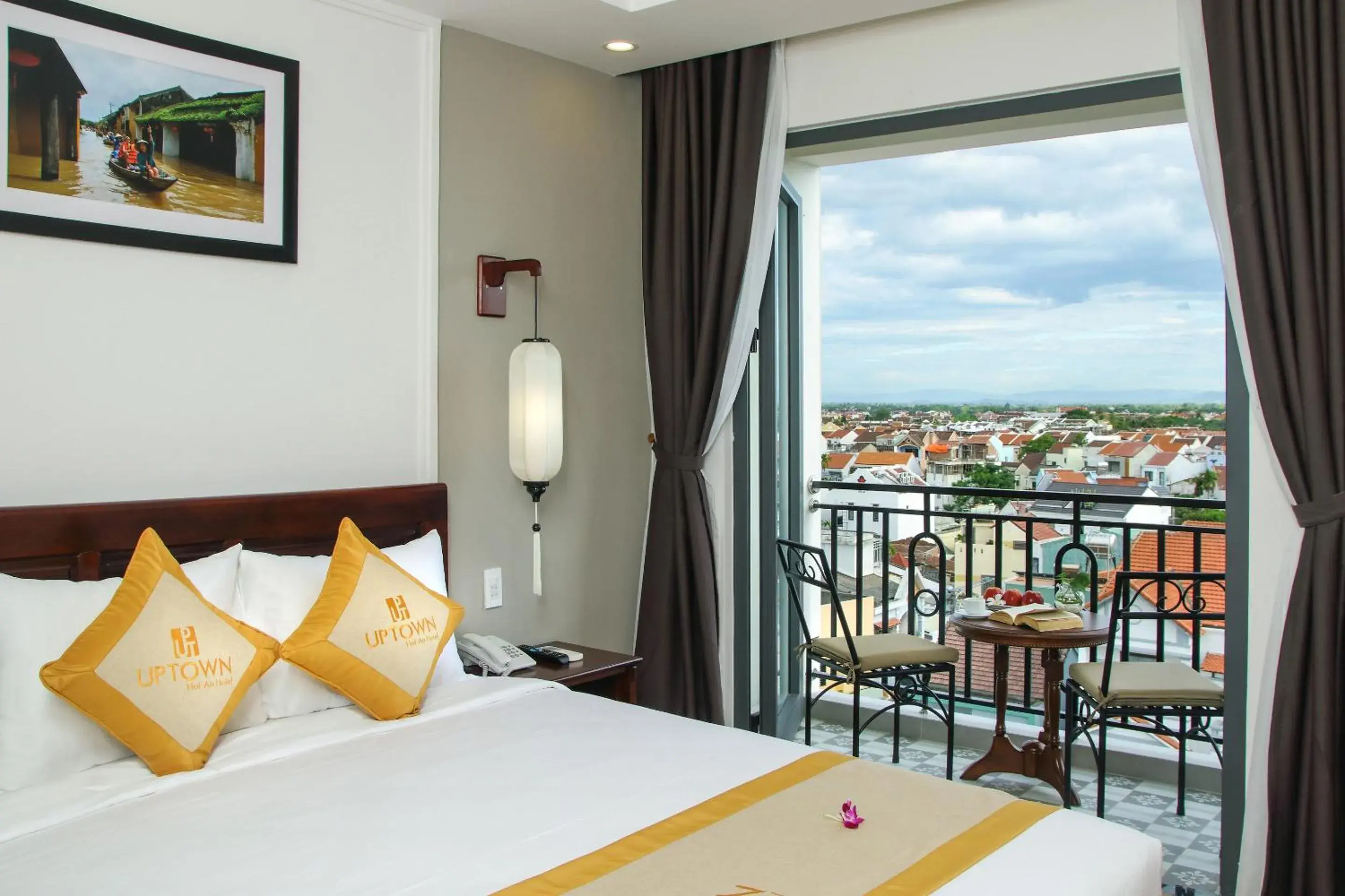 City view, Bed in Uptown Hoi An Hotel & Spa City view, Bed in Uptown Hoi An Hotel & Spa