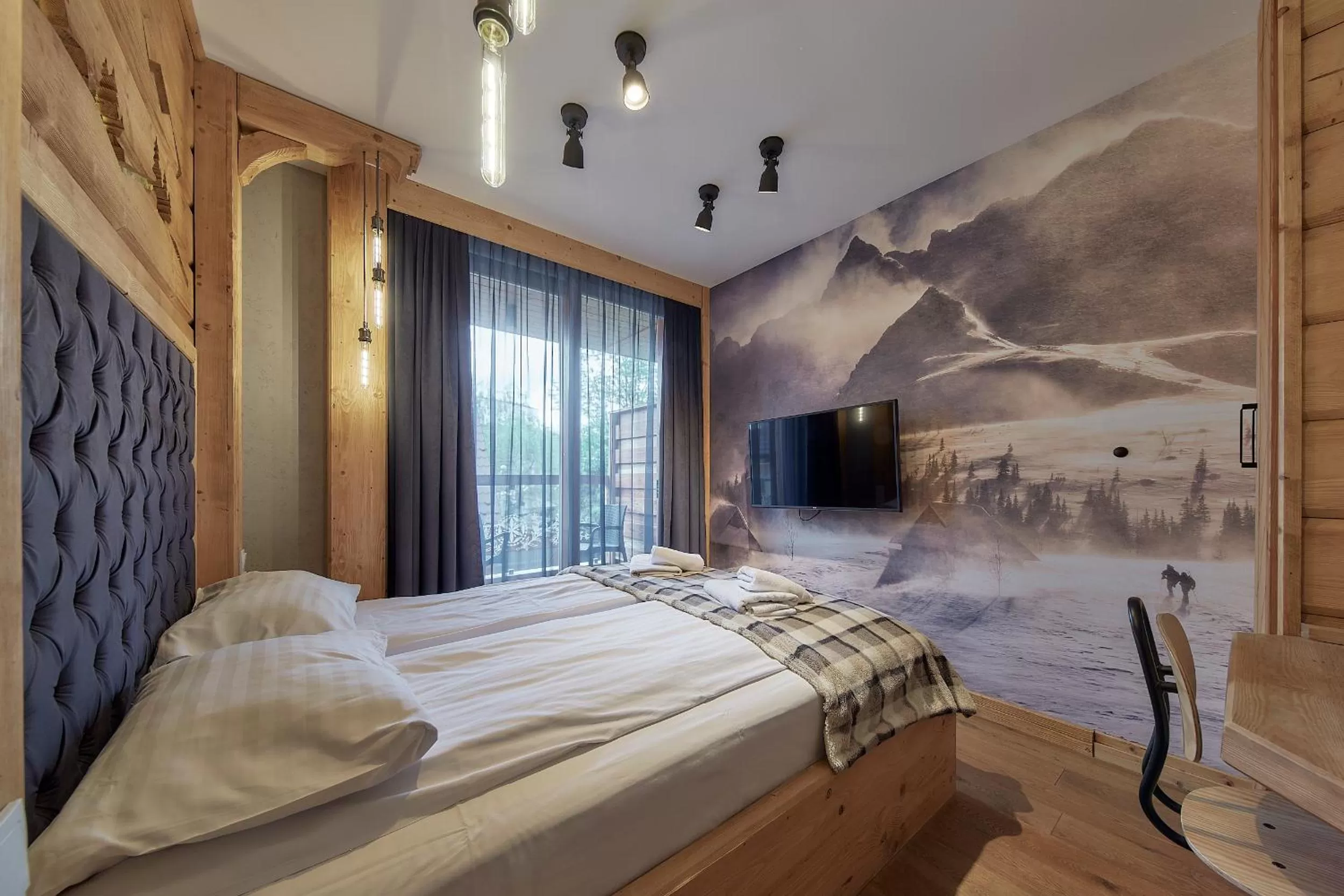 Bed in Aparthotel Giewont