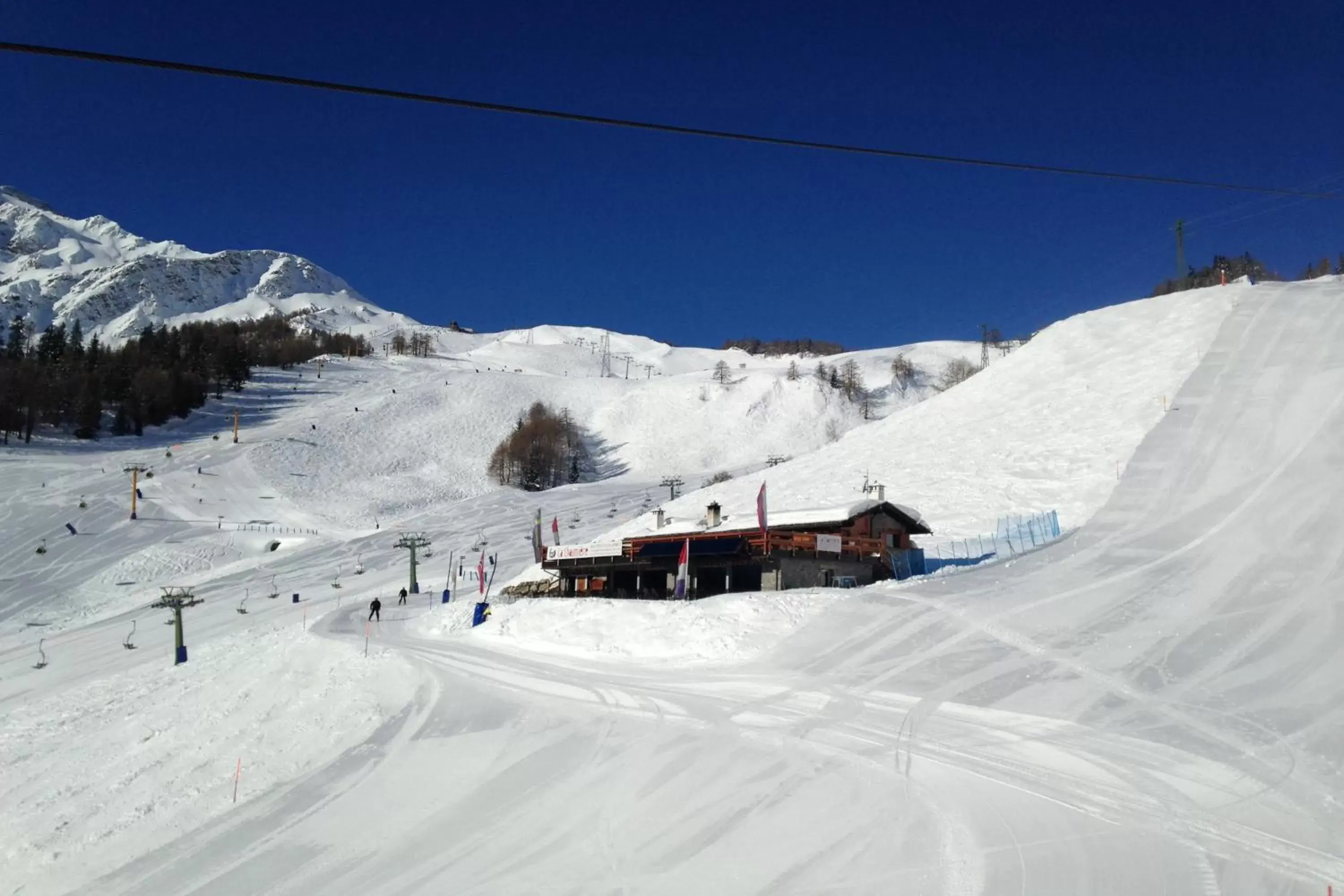 Property building, Winter in Residence Le Grand Chalet