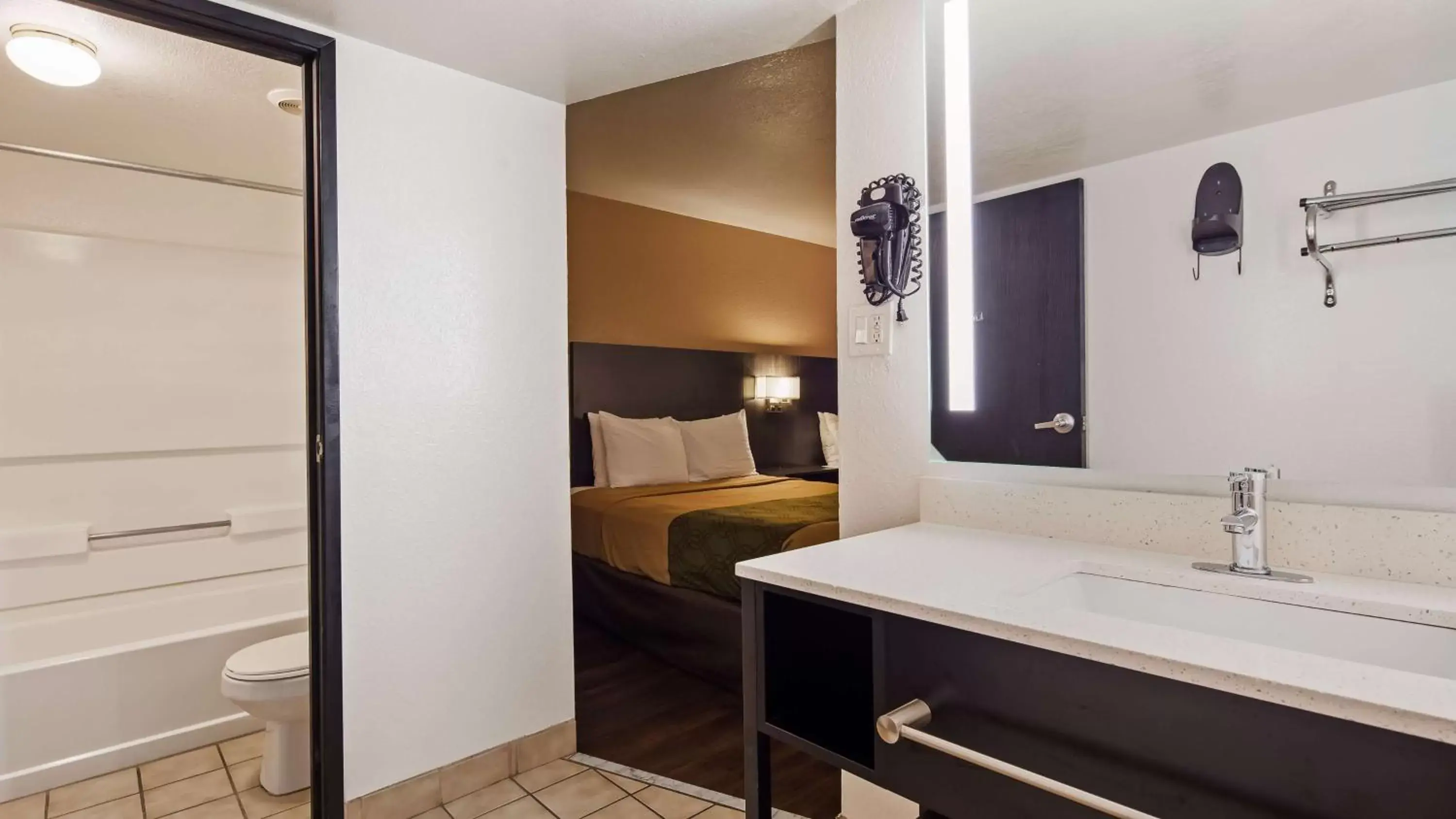 Photo of the whole room, Bathroom in SureStay Hotel by Best Western Phoenix Airport