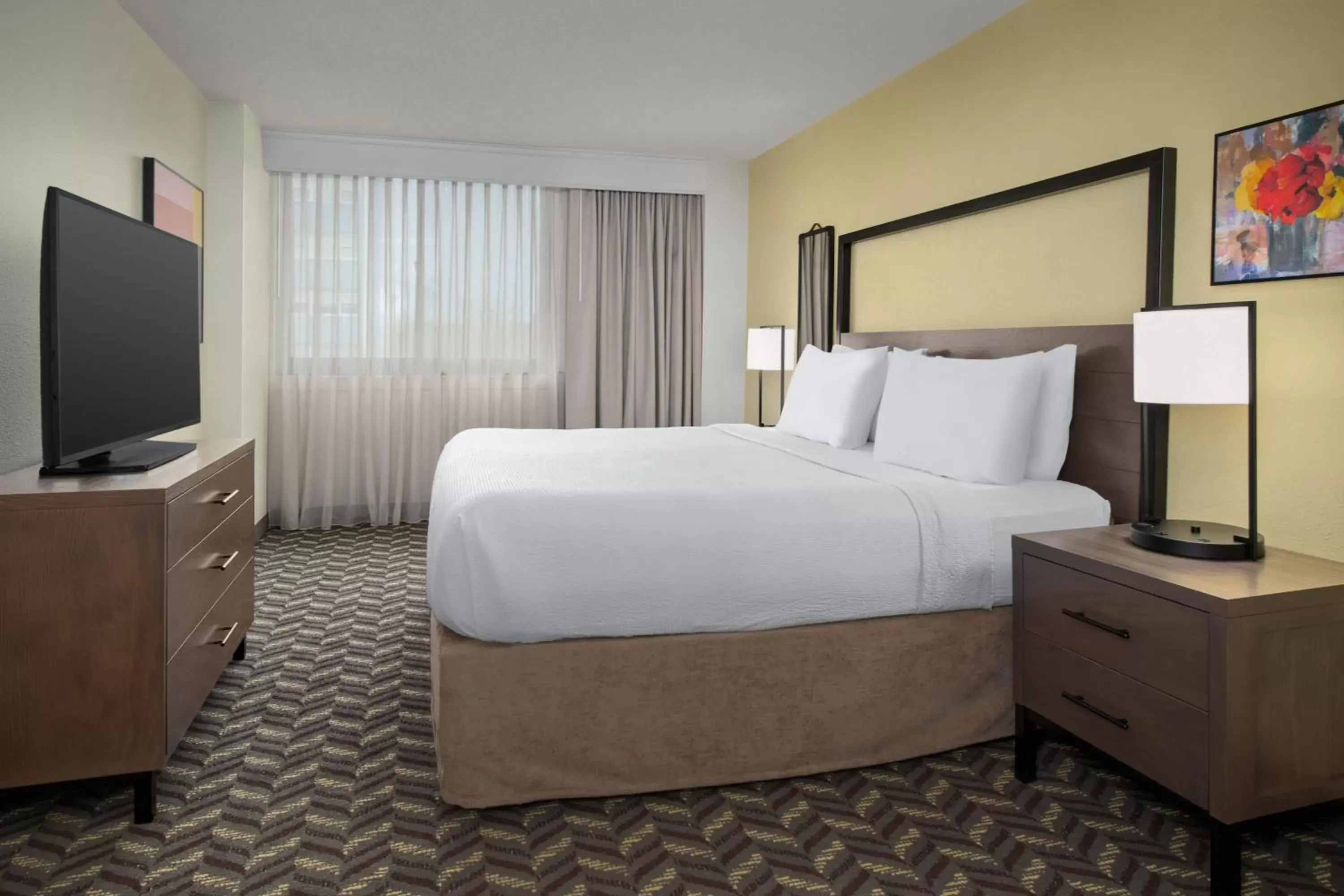 Bedroom, Bed in Residence Inn by Marriott Washington - DC/Foggy Bottom