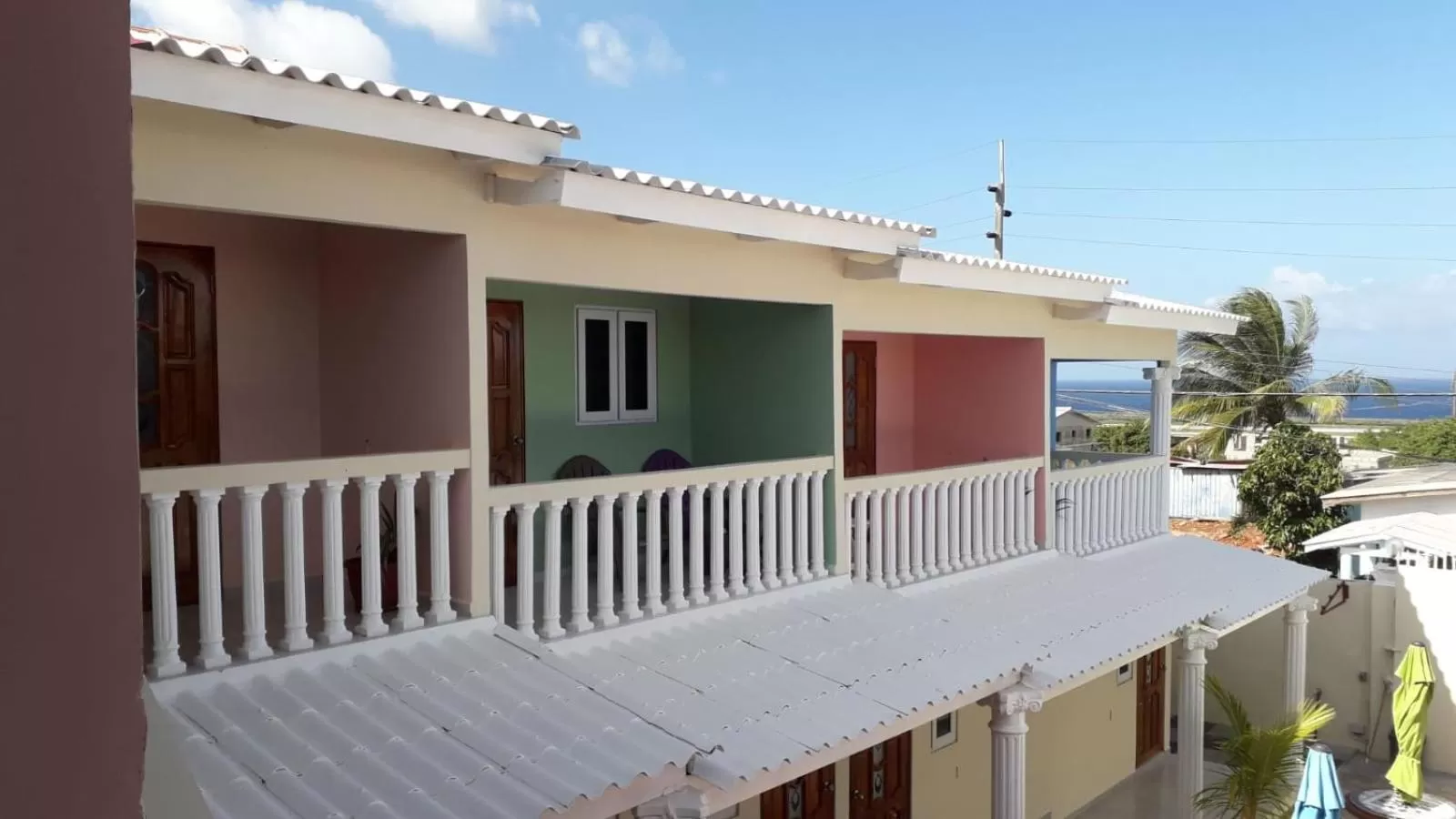 Balcony/Terrace in Curasita colour Appartments