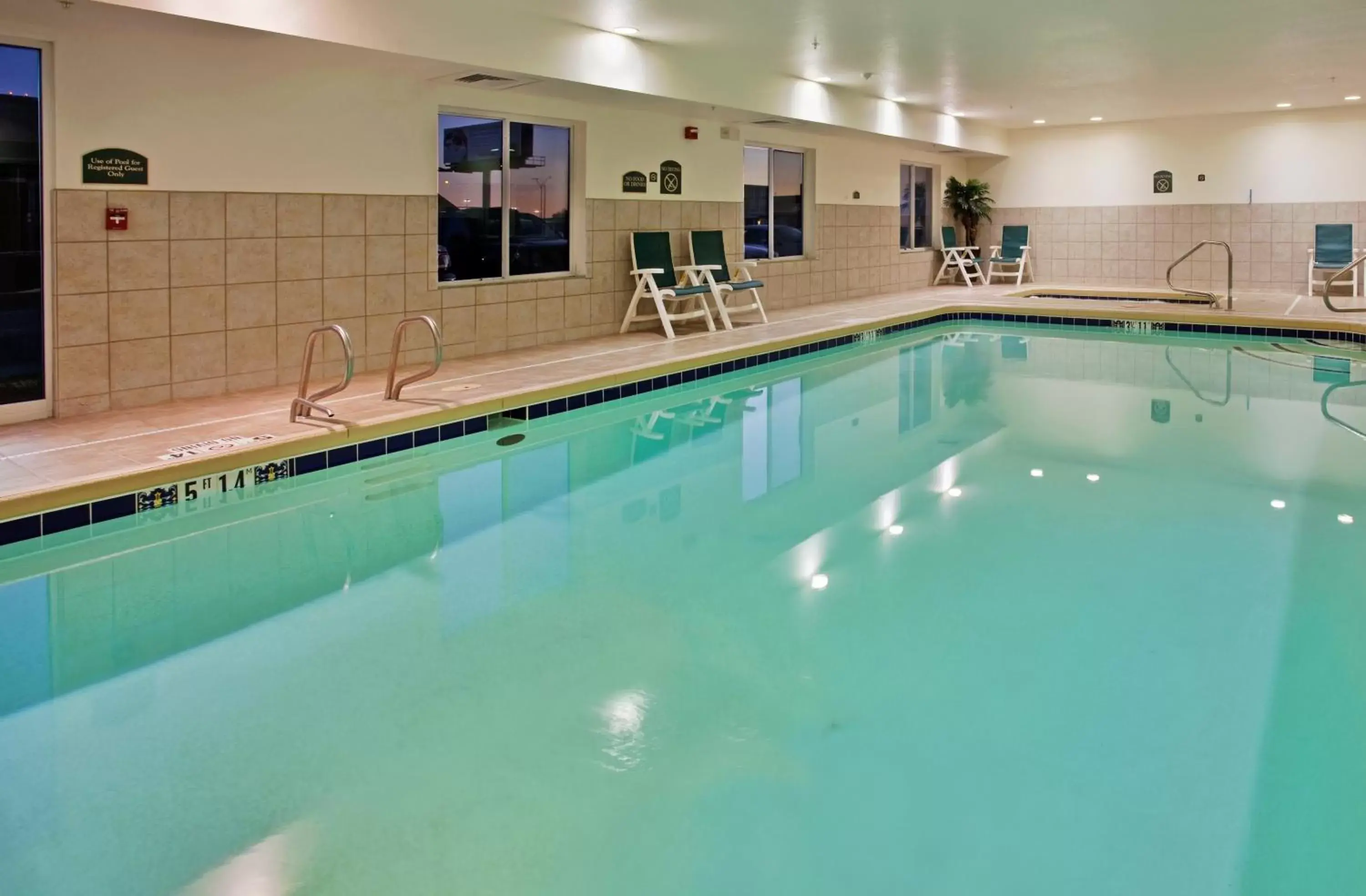 Swimming Pool in Holiday Inn Express Hotel & Suites Wichita Airport, an IHG Hotel