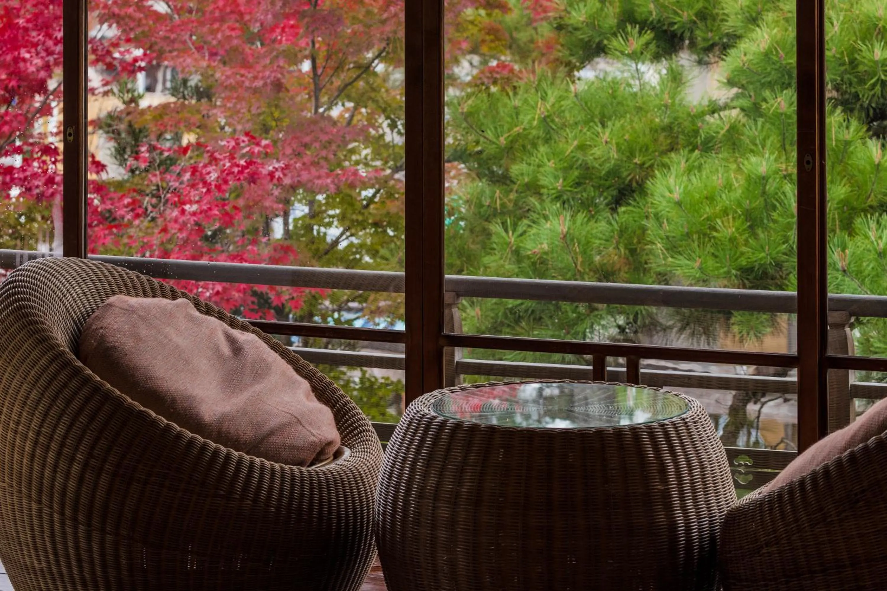Patio in Kyoto Nanzenji Ryokan Yachiyo Established in 1915